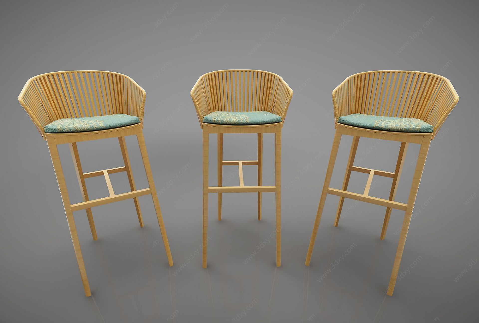 吧椅3D模型