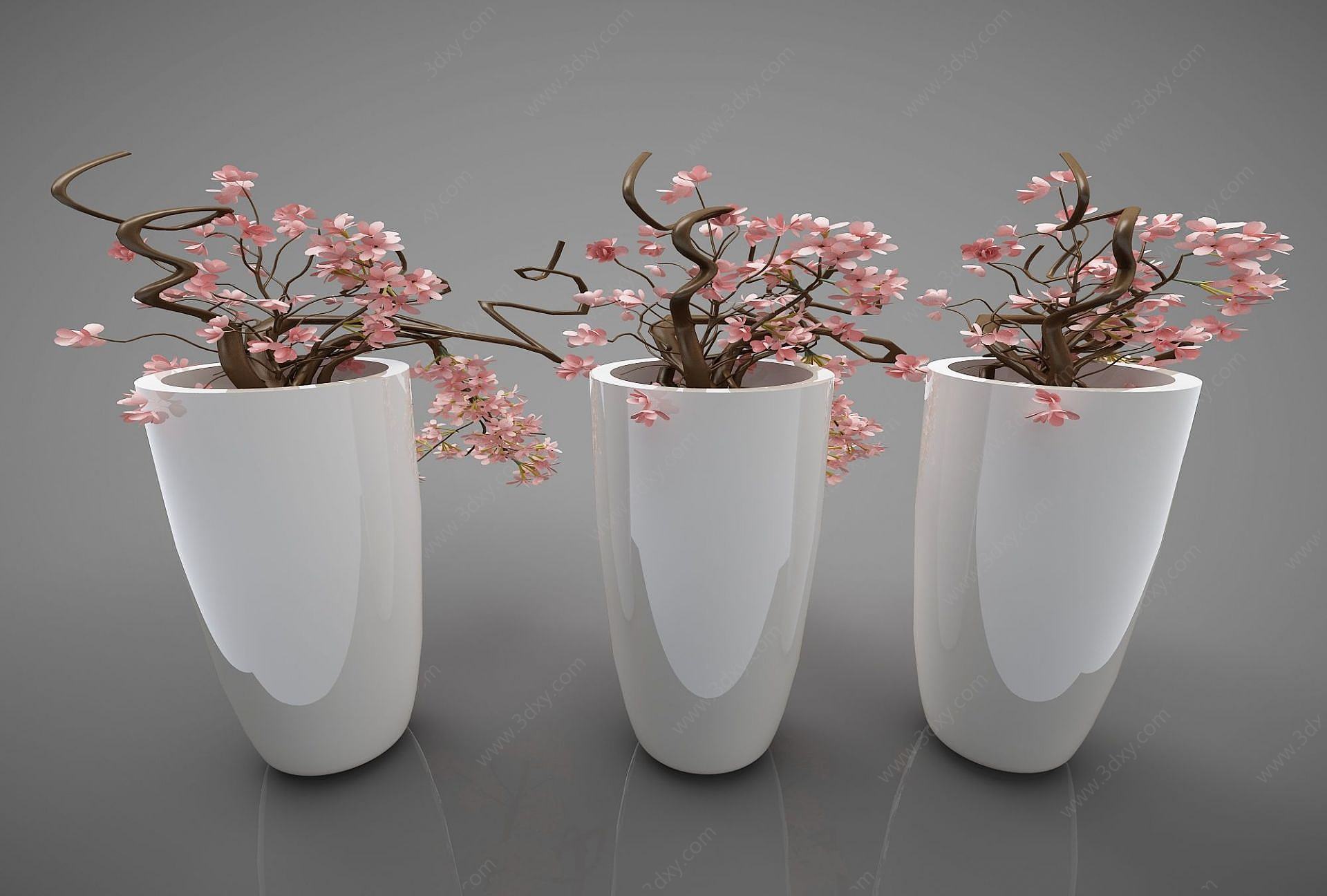 花瓶组合3D模型