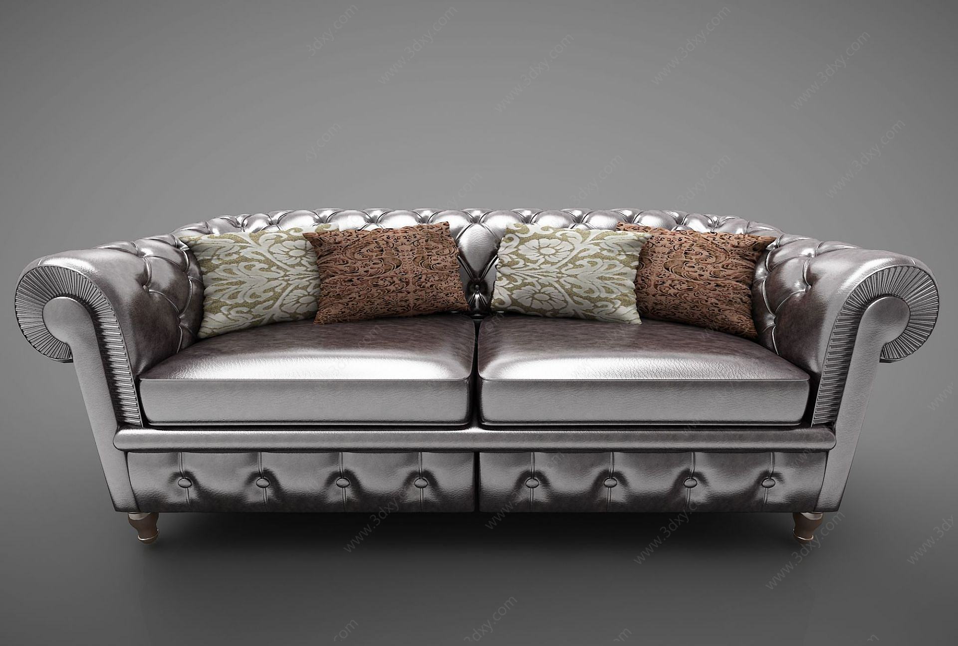 欧式休闲沙发3D模型
