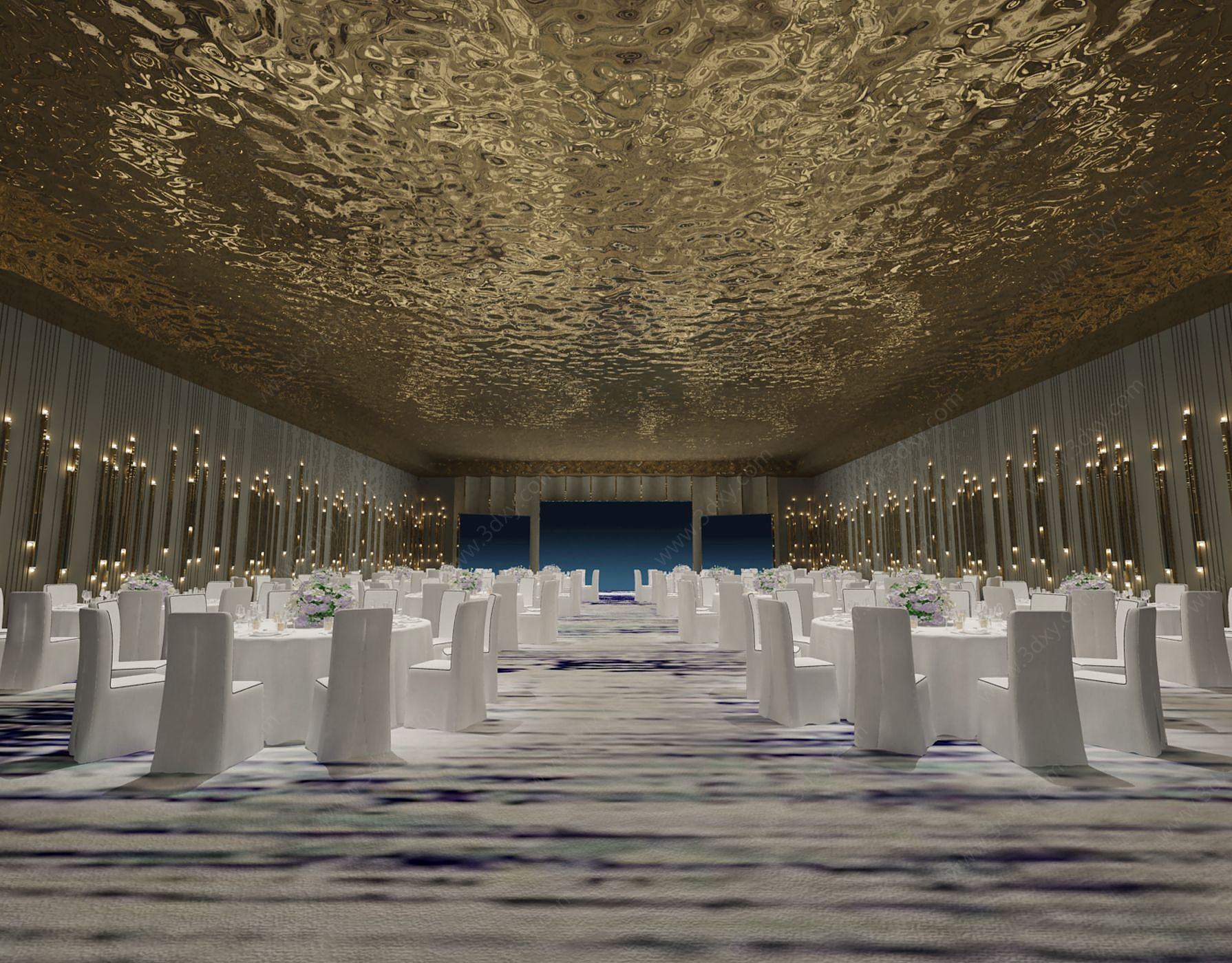 餐饮空间3D模型