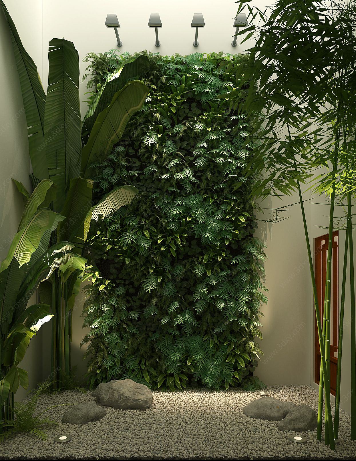 庭院植物3D模型