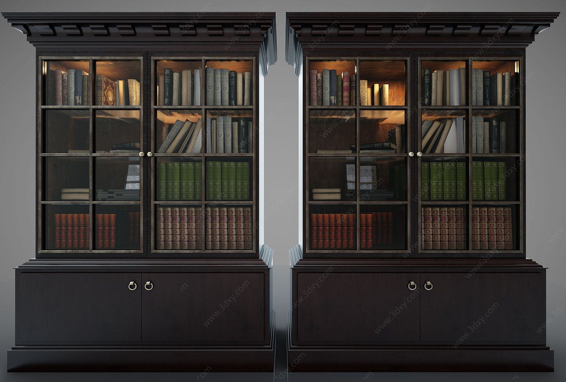 书柜酒柜装饰柜3D模型