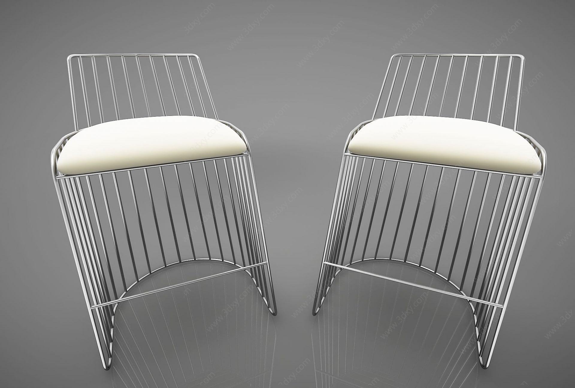 椅子组合3D模型