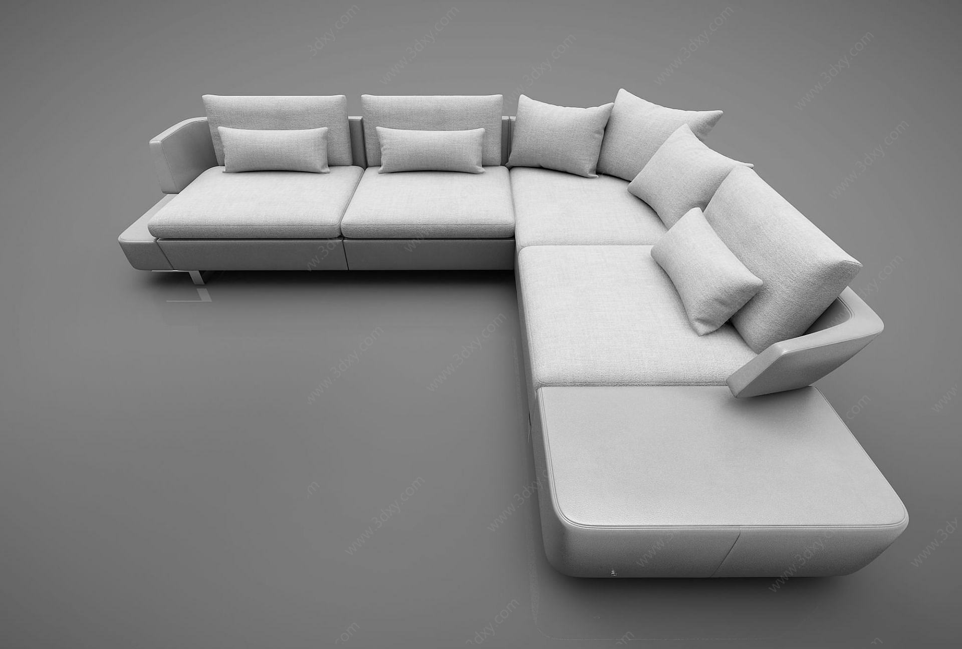沙发组合3D模型