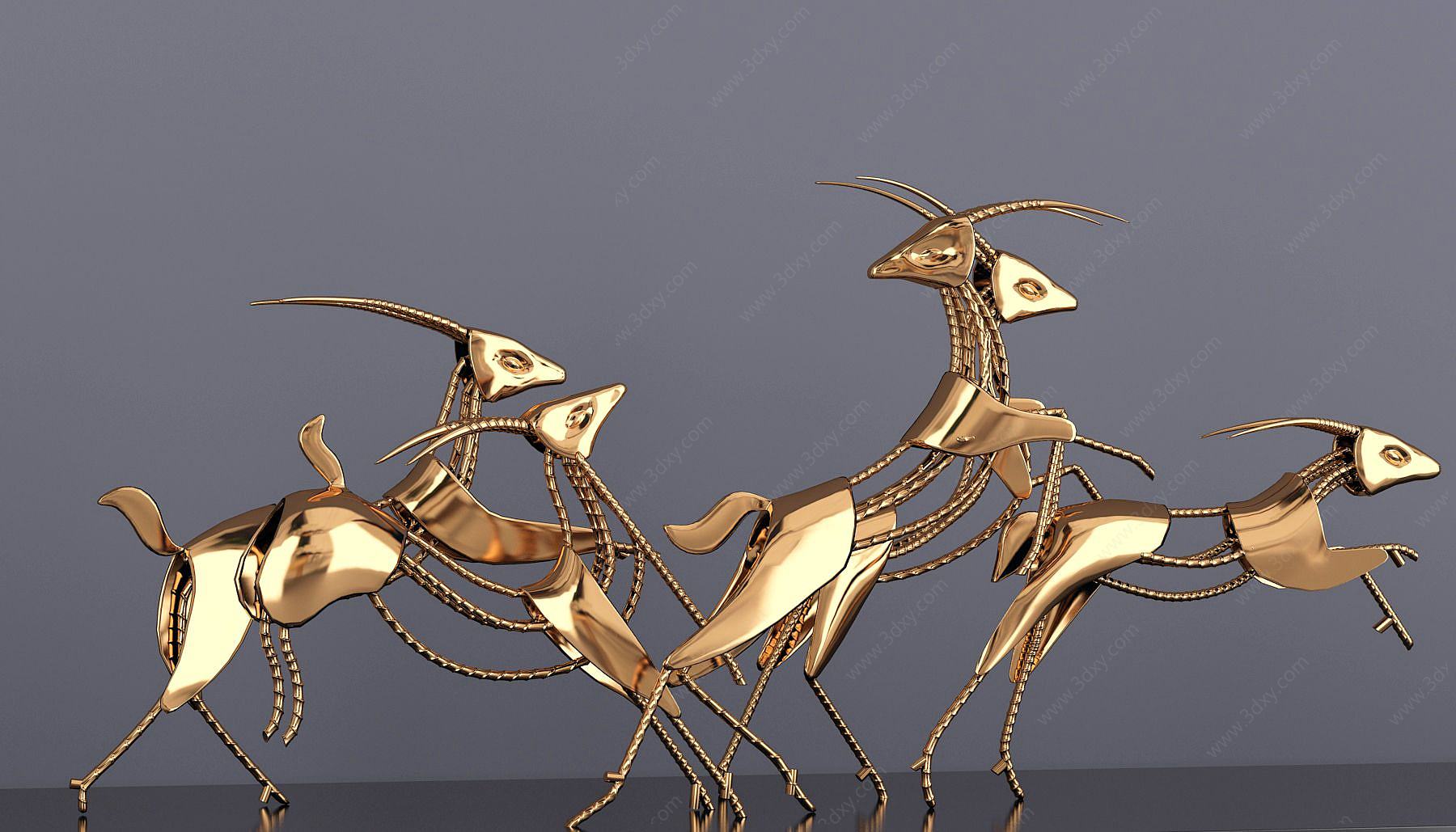 装饰品鹿3D模型