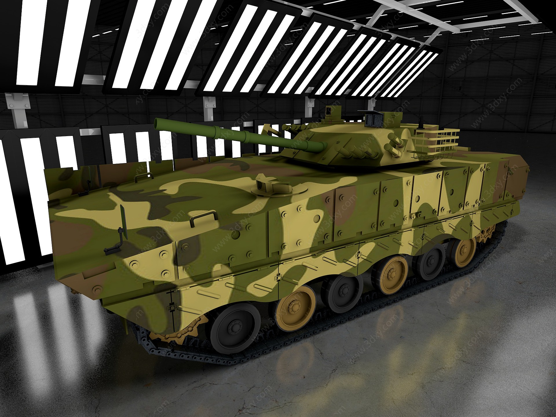 步兵战车3D模型