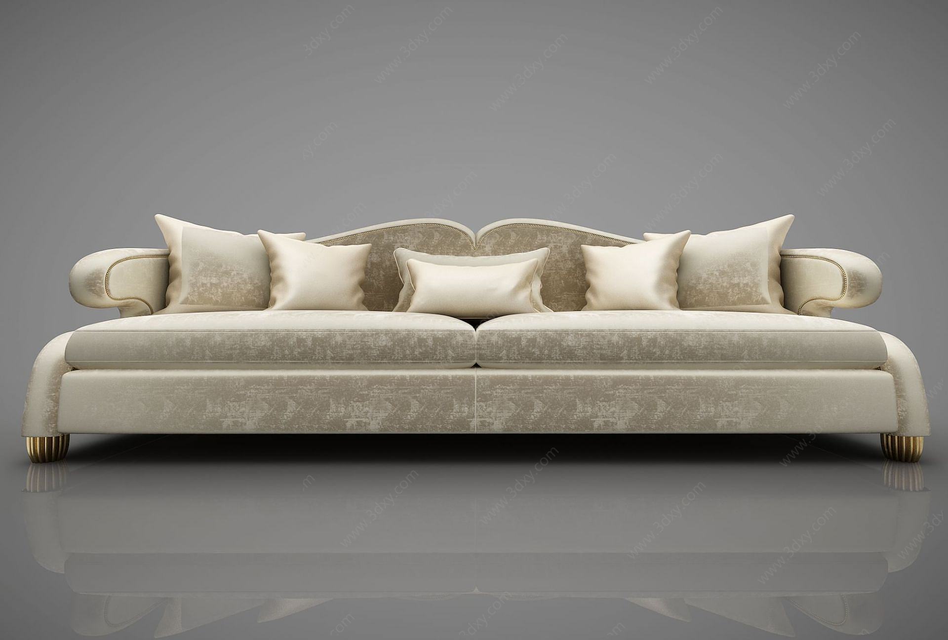 3d现代欧式沙发模型