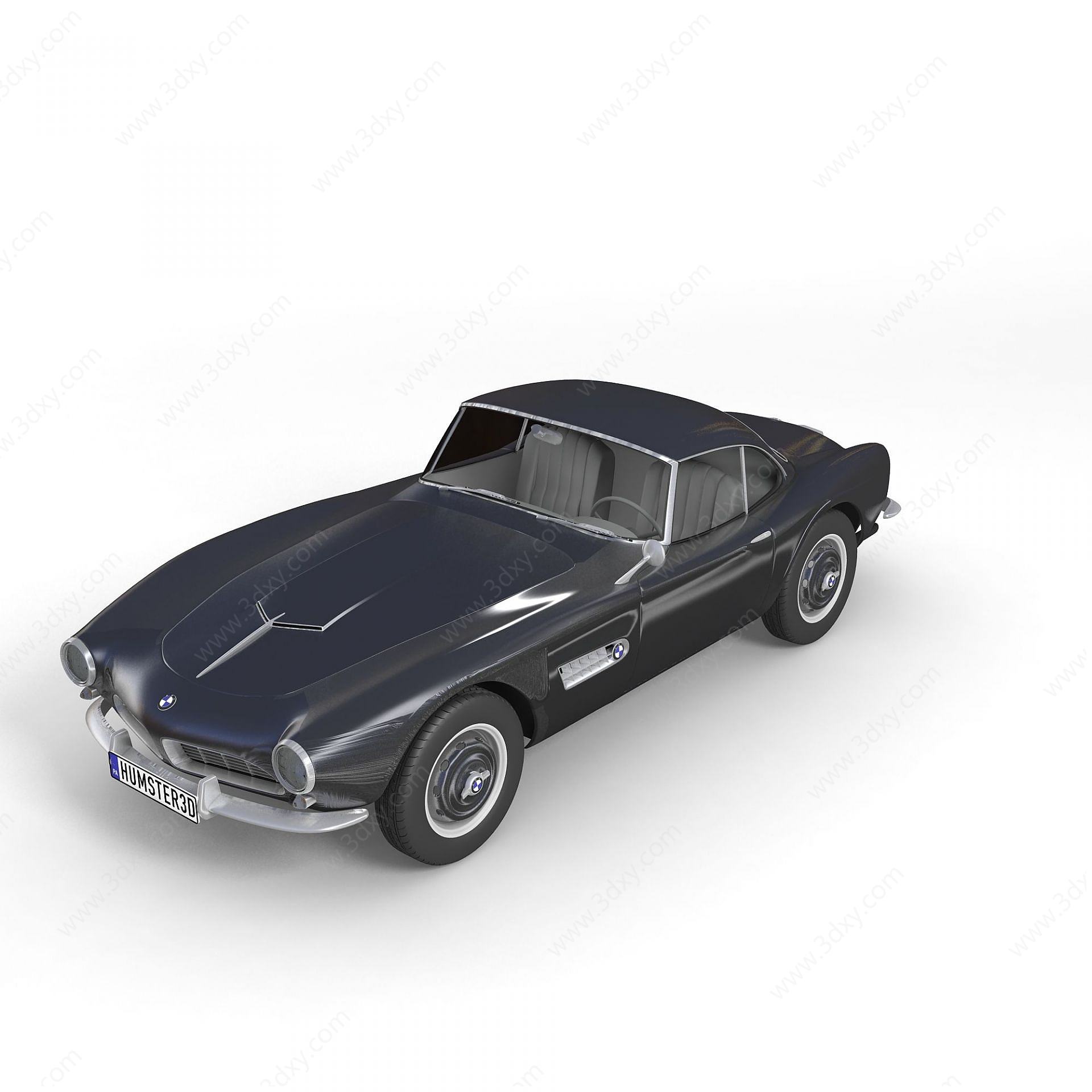 宝马 507 coupe 1959款3D模型