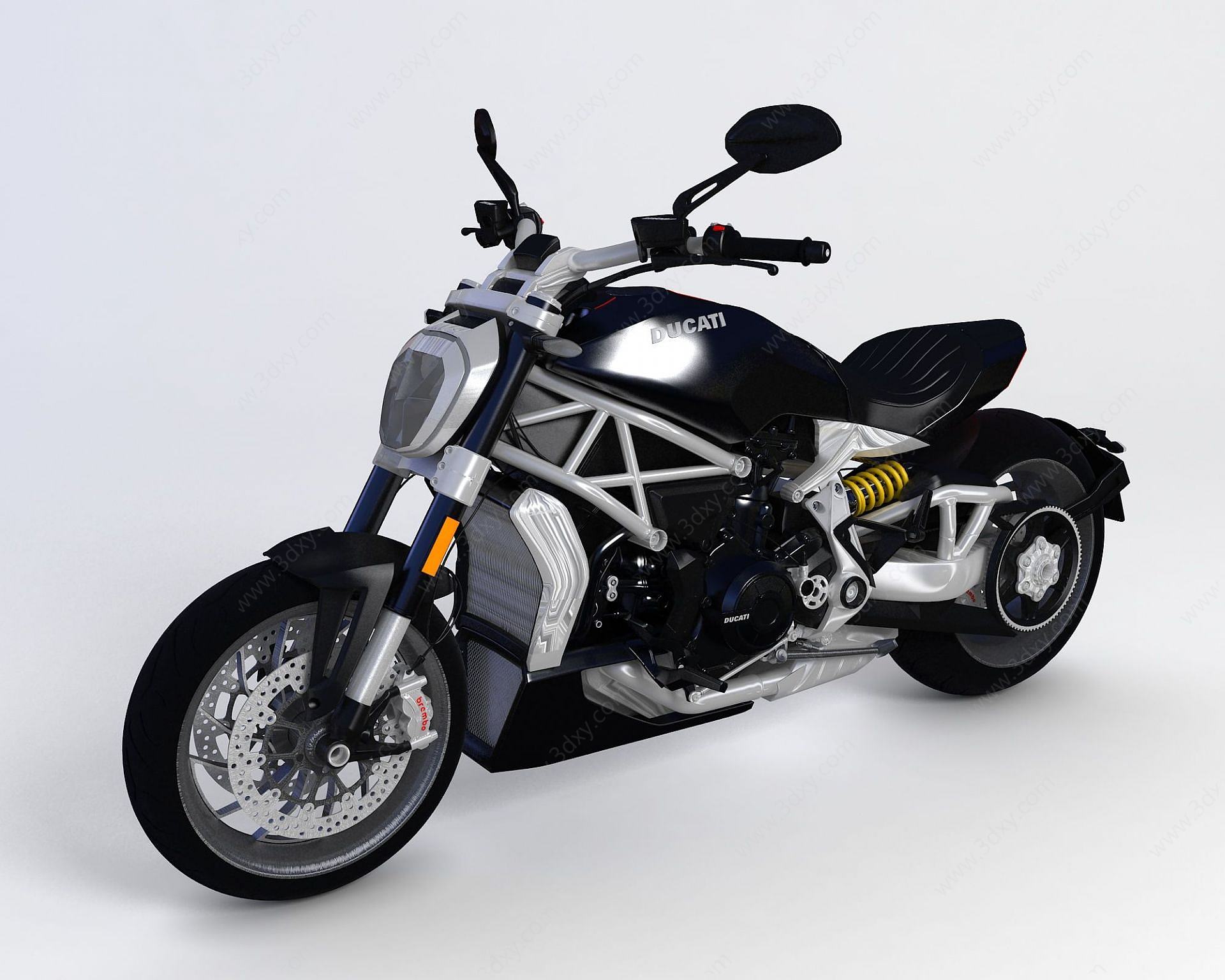 ﻿杜卡迪2016款摩托车3D模型