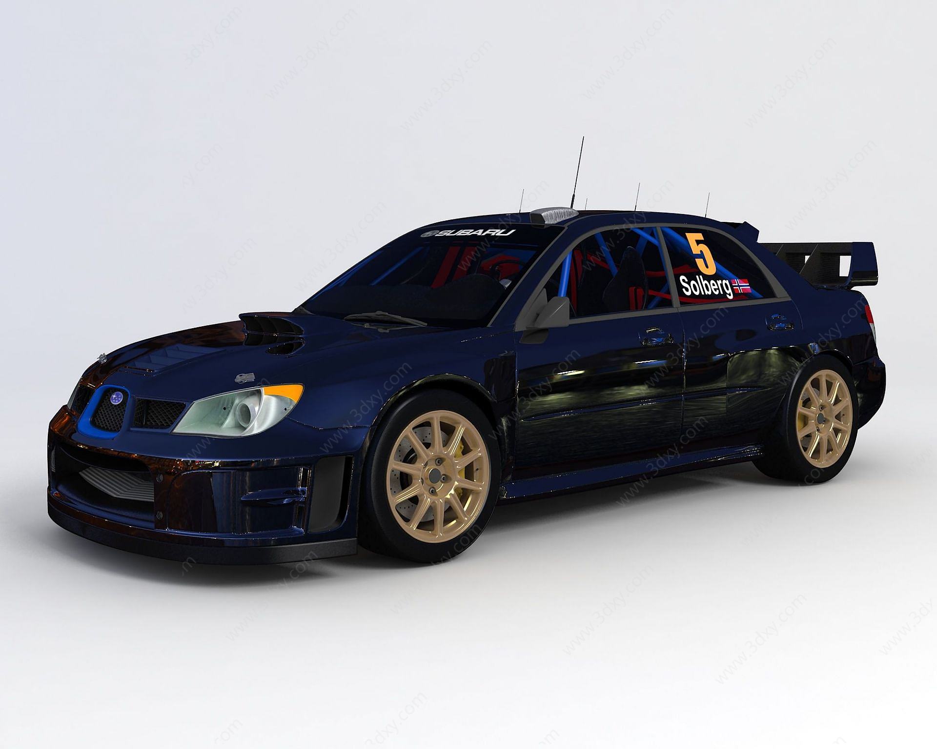 ﻿斯巴鲁翼豹汽车3D模型
