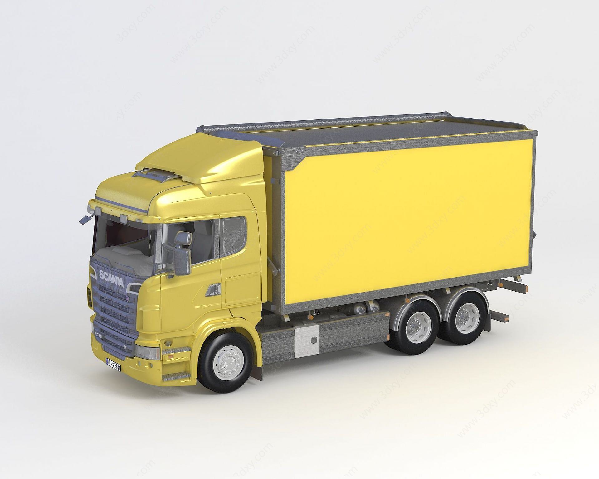 ﻿方形卡车 Scania R3D模型