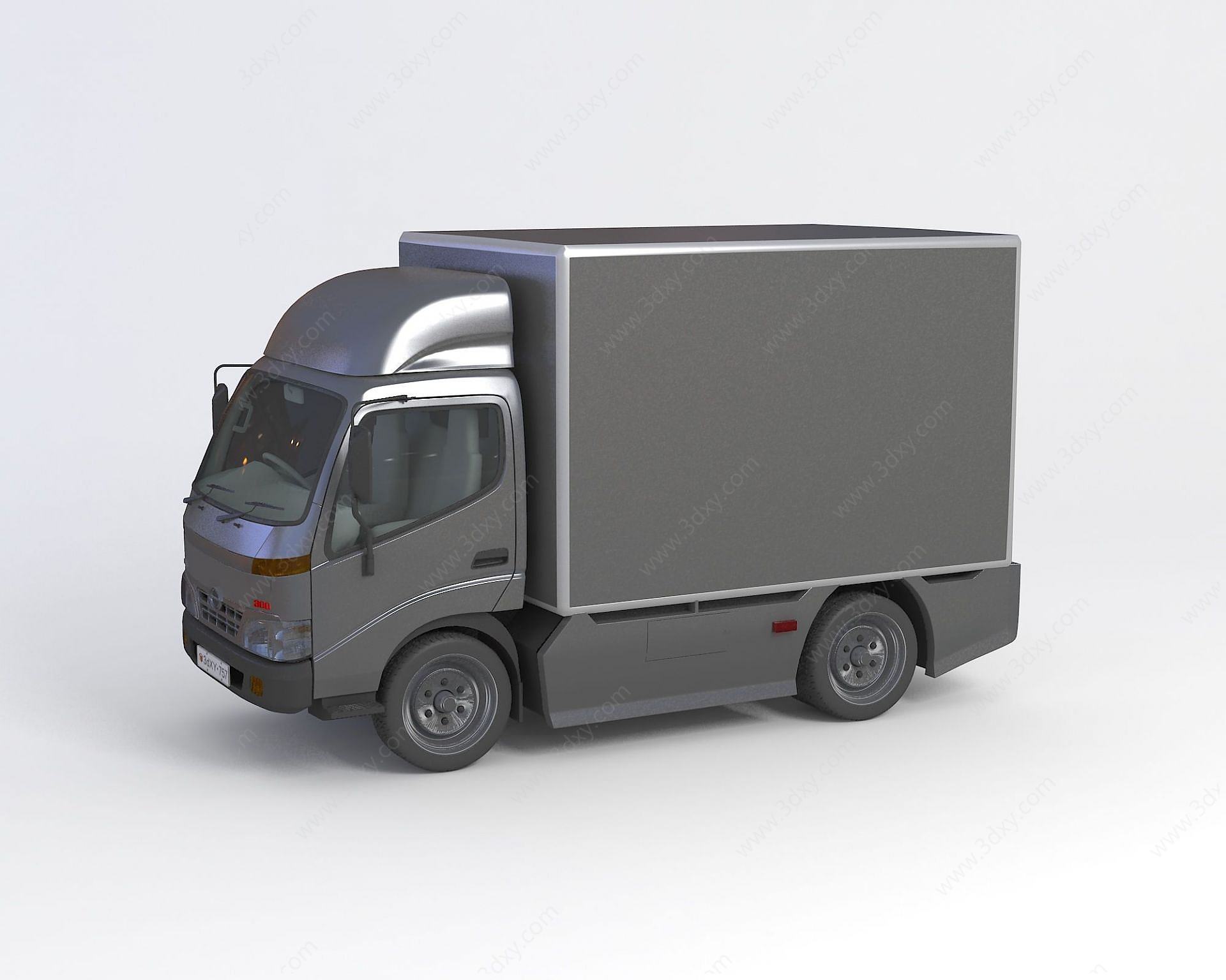 日野300标准驾驶室箱3D模型