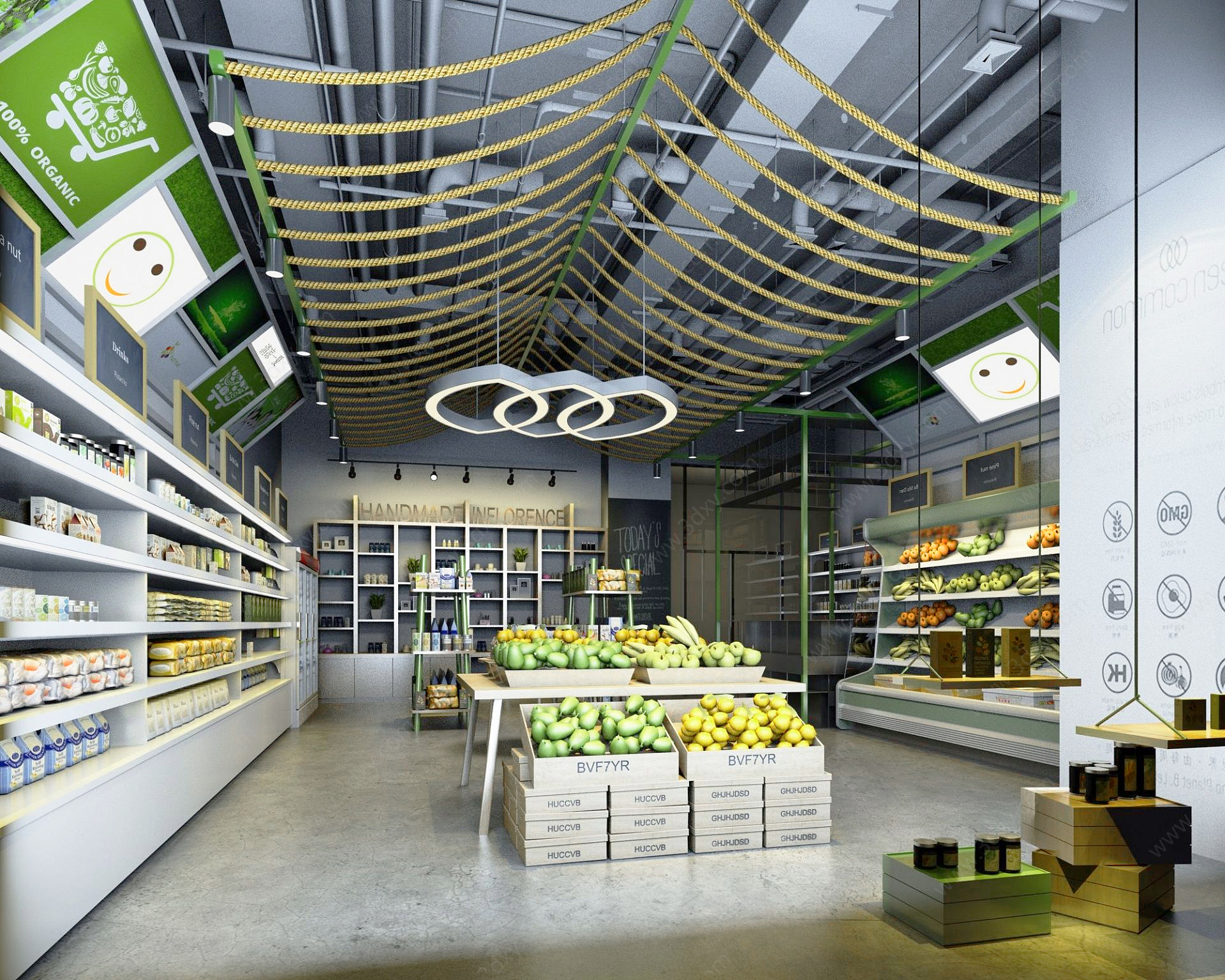 水果店水果超市3D模型