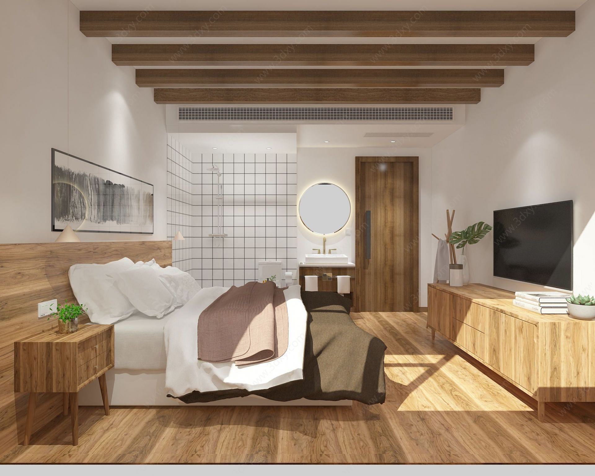卧室空间3D模型