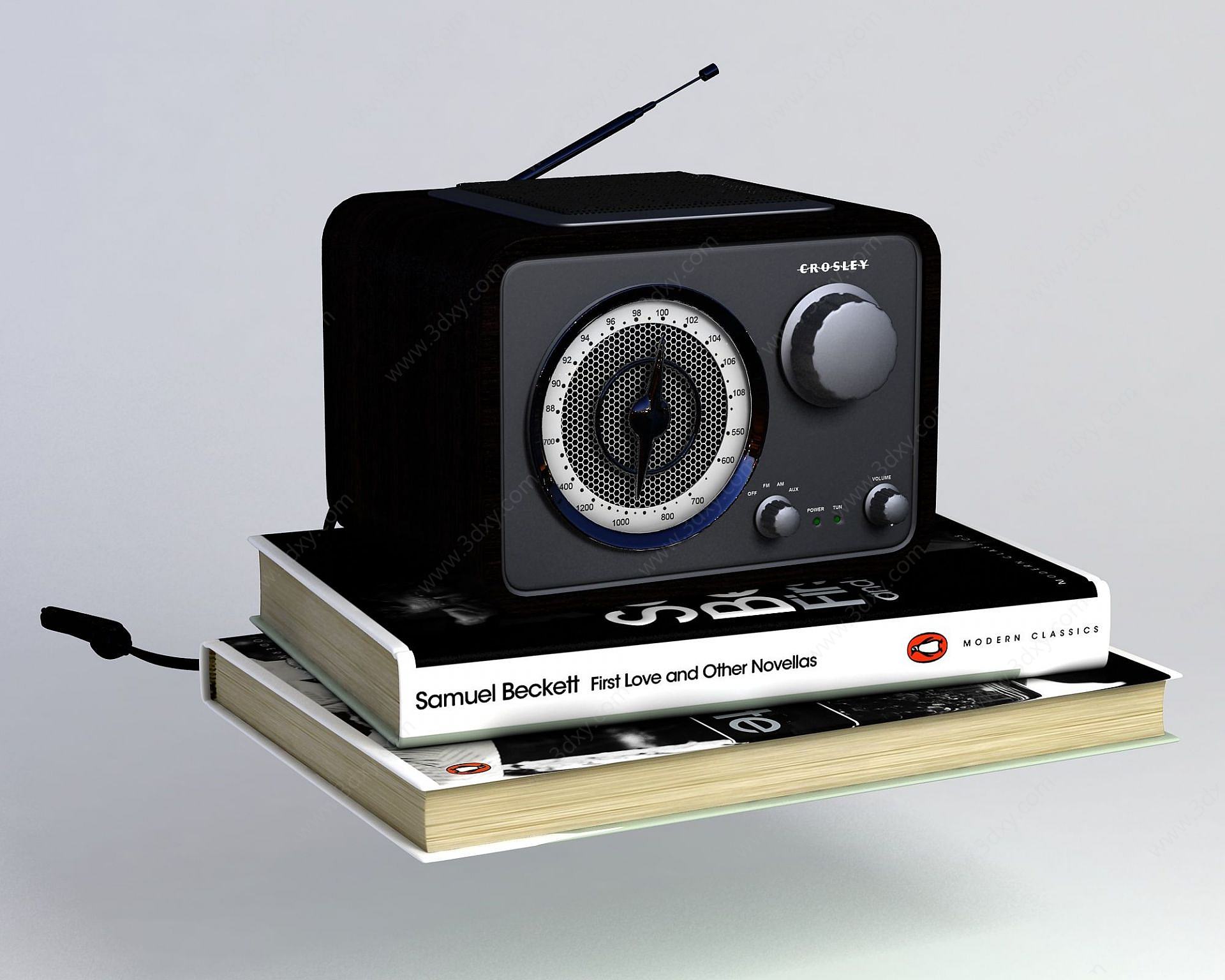 老式收音机3D模型