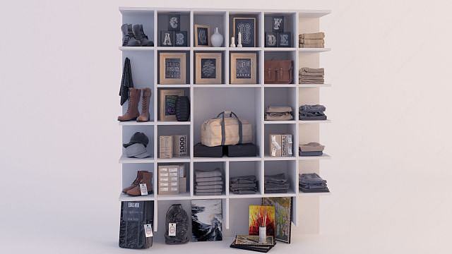 衣柜鞋柜装饰柜3D模型