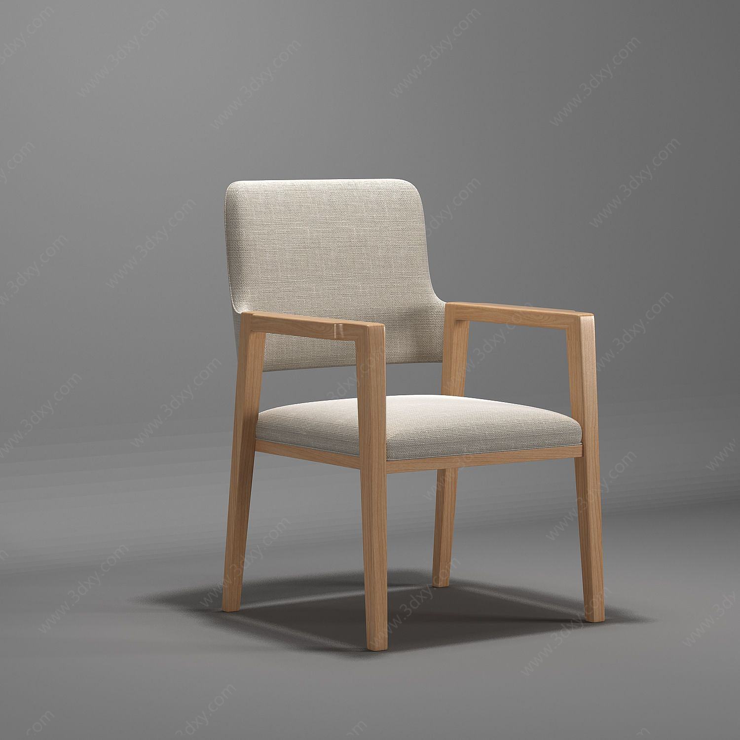 现代书椅休闲椅单椅模型3D模型