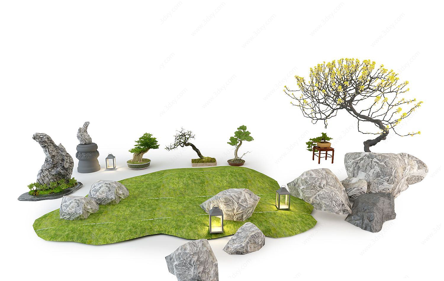 园林景观3D模型