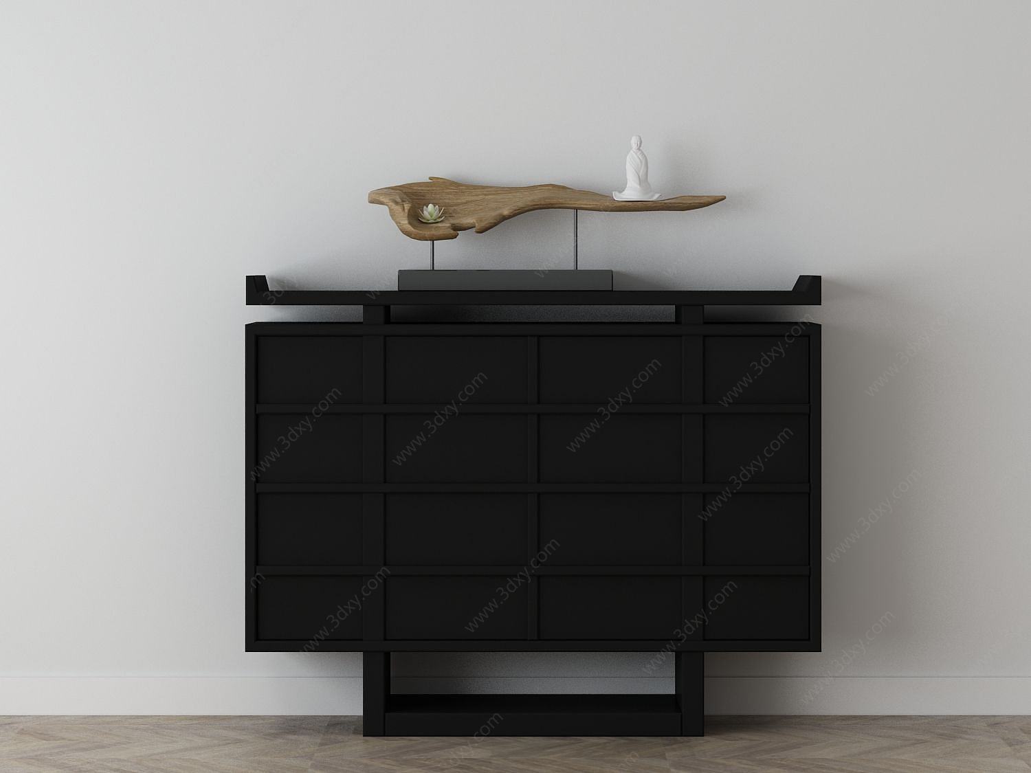 家具饰品组合地柜3D模型