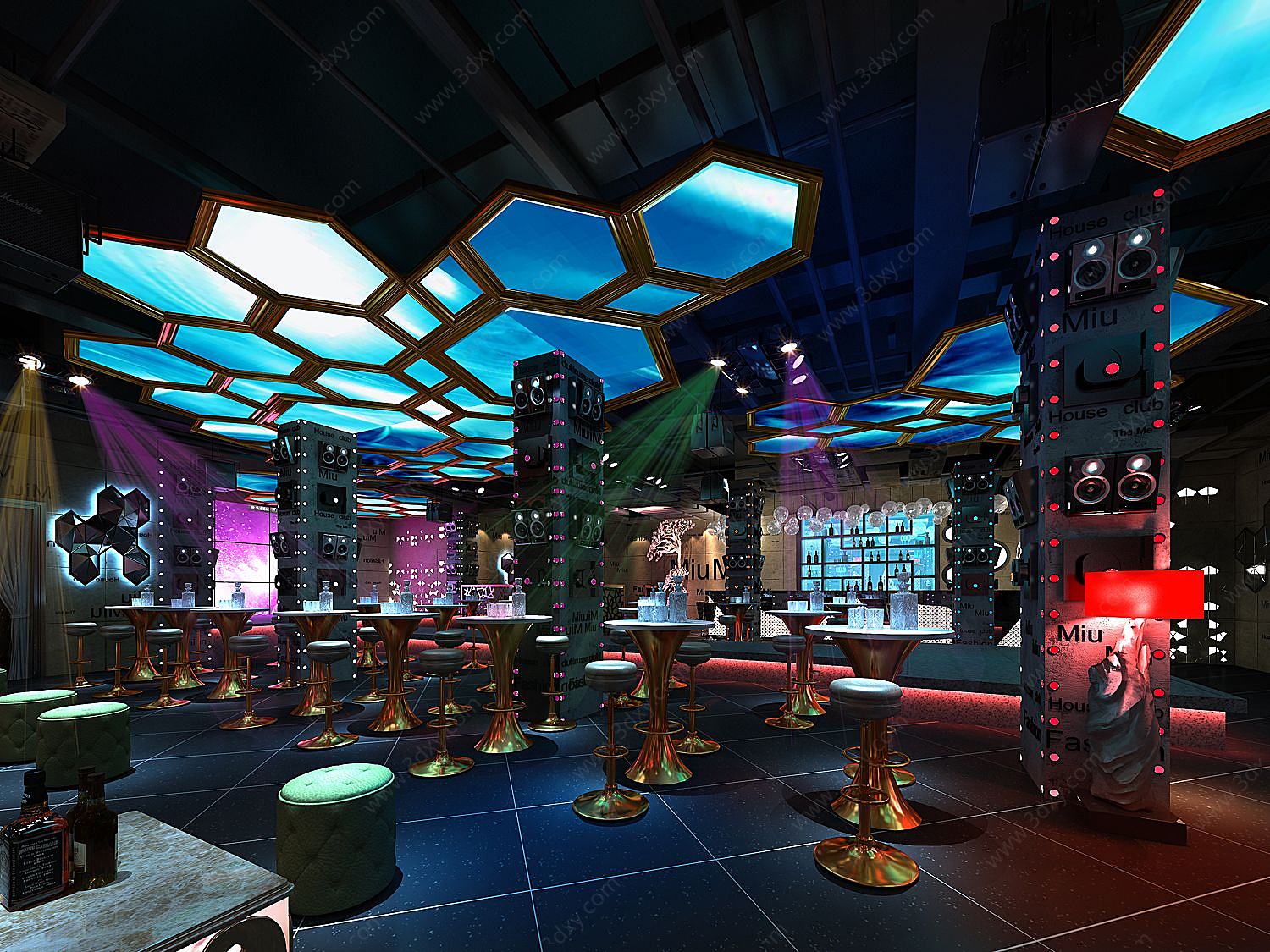 酒吧3D模型