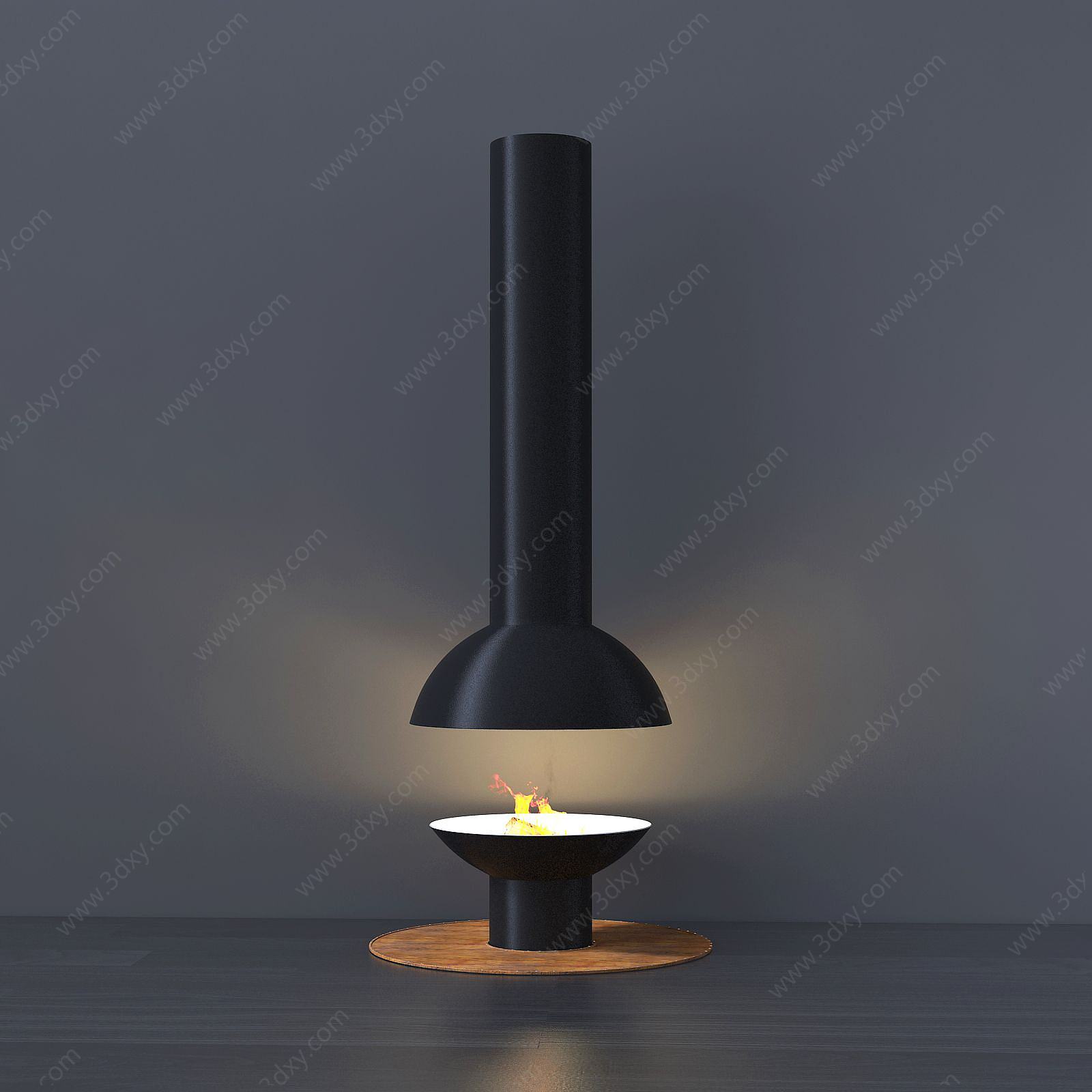 现代创意桌面灯台灯3D模型