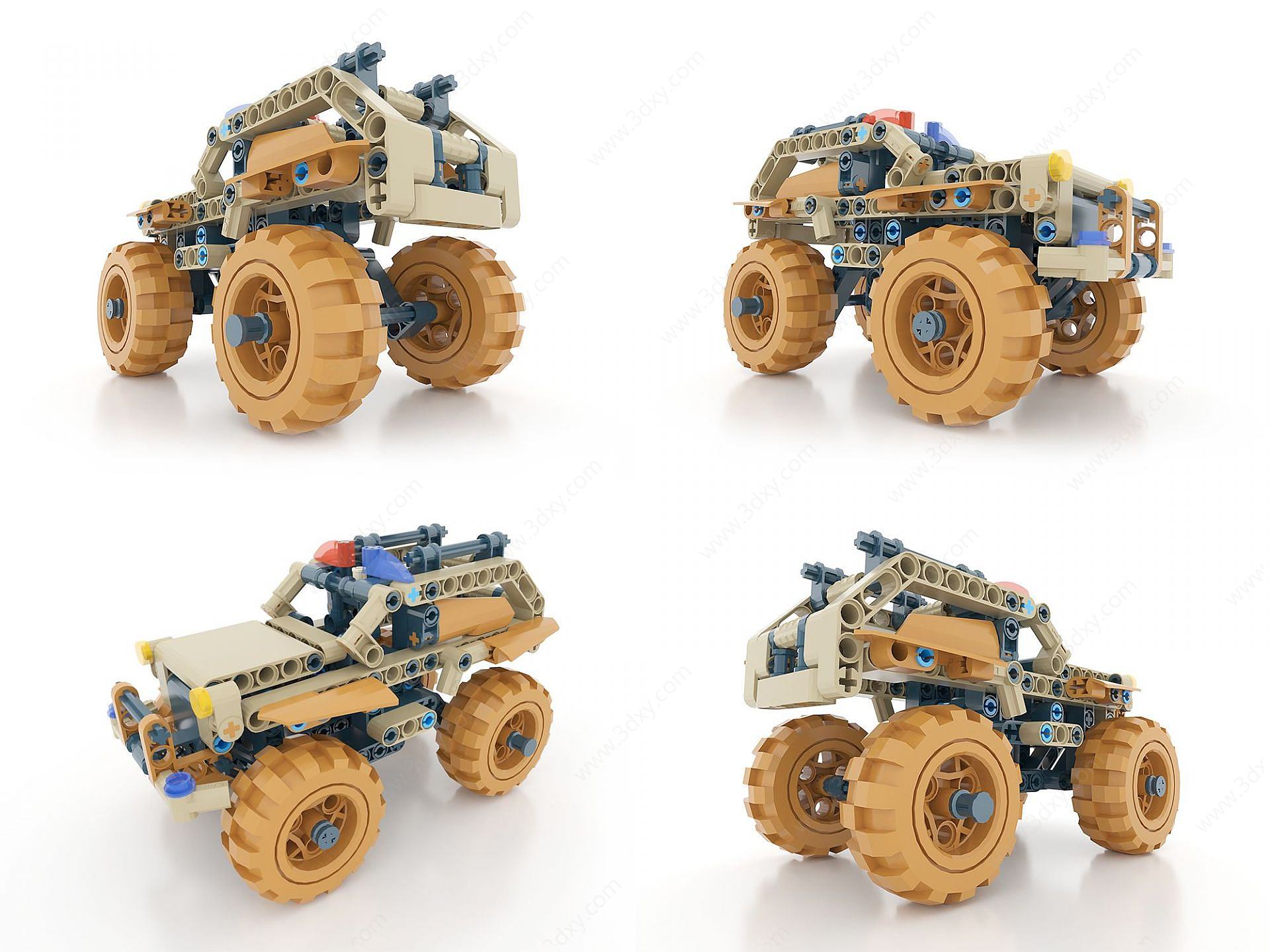 LEGO_汽车3D模型