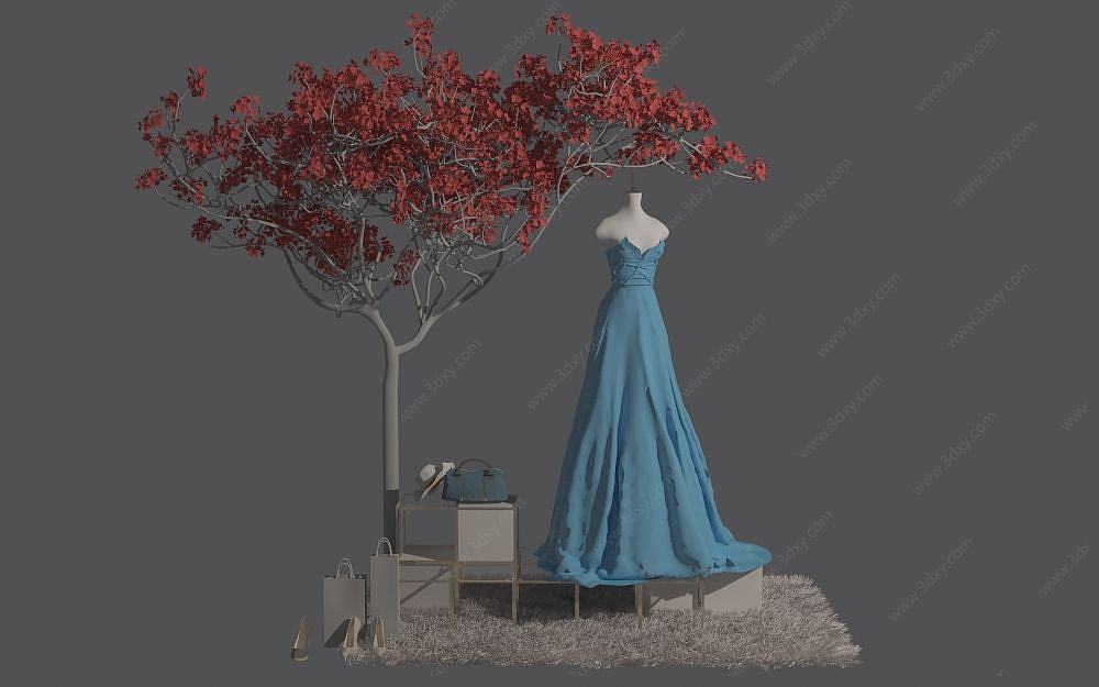 礼服3D模型