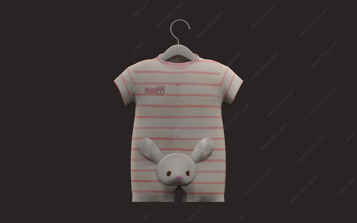 宝宝衣服3D模型