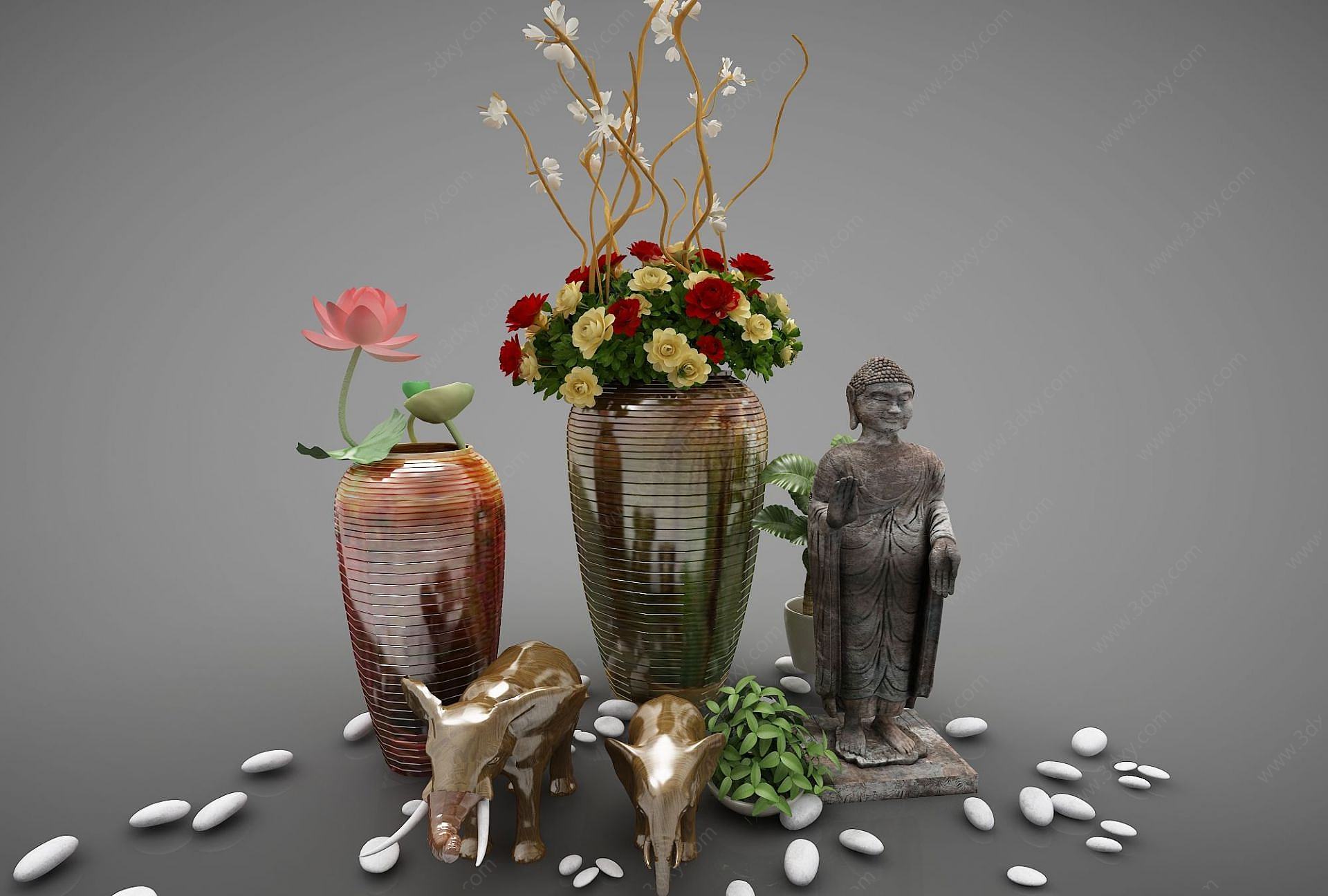 装饰花瓶3D模型