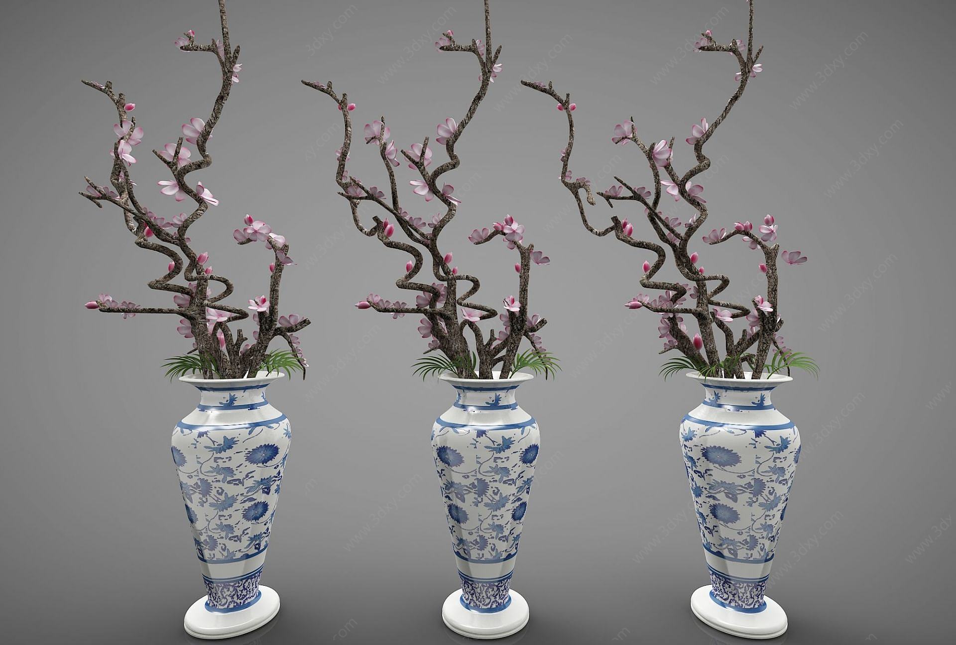现代风格花瓶3D模型