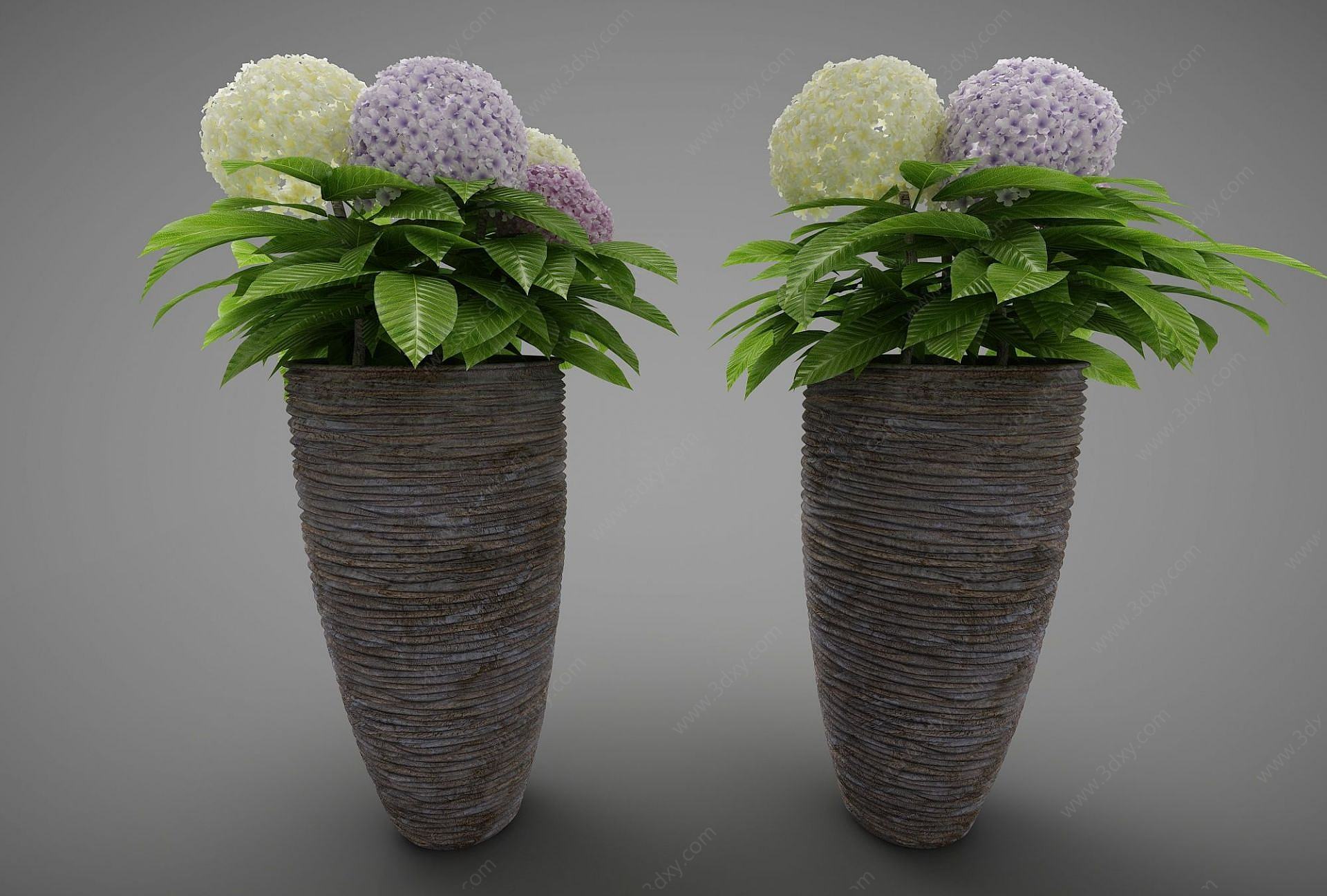 装饰花盆3D模型