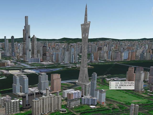 广州塔模型3D模型