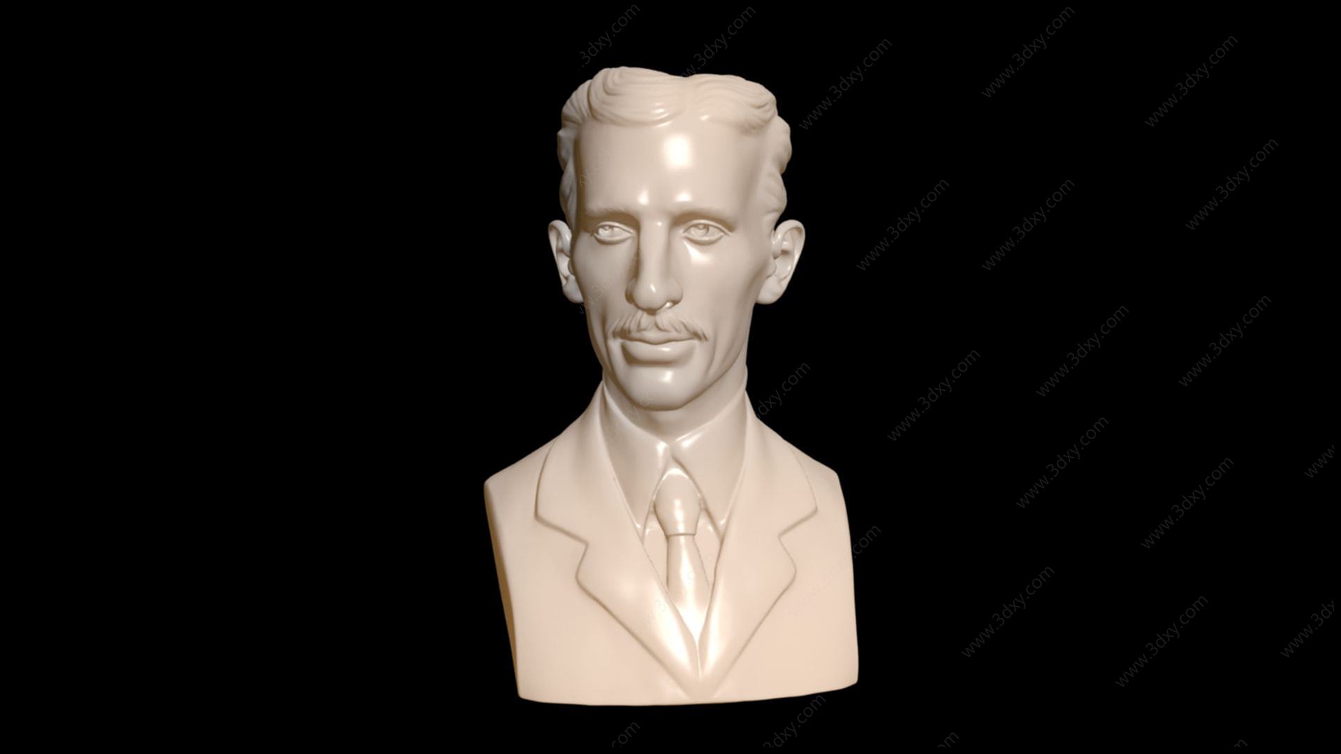 特斯拉雕像3D模型