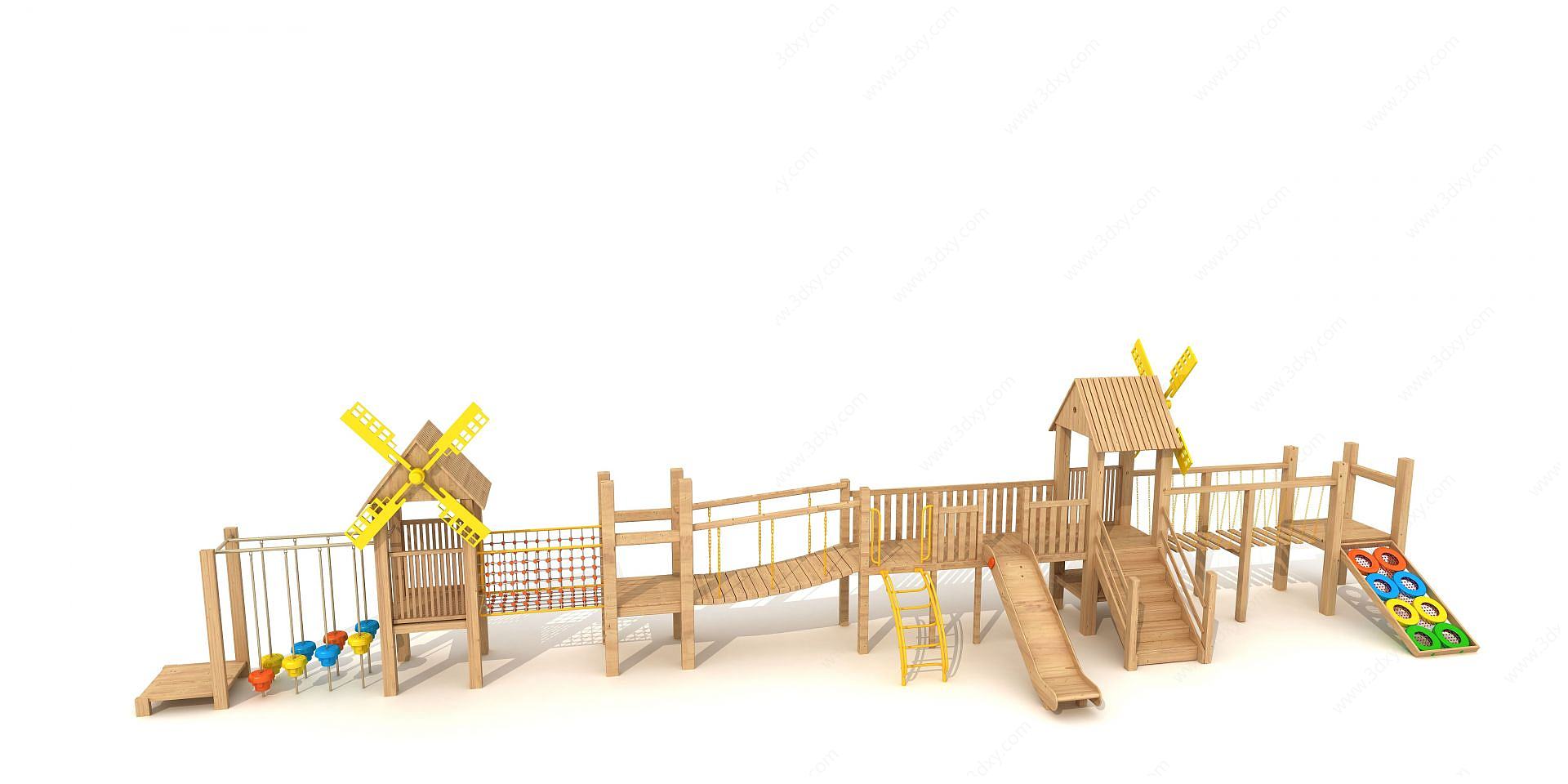 木质玩具3D模型
