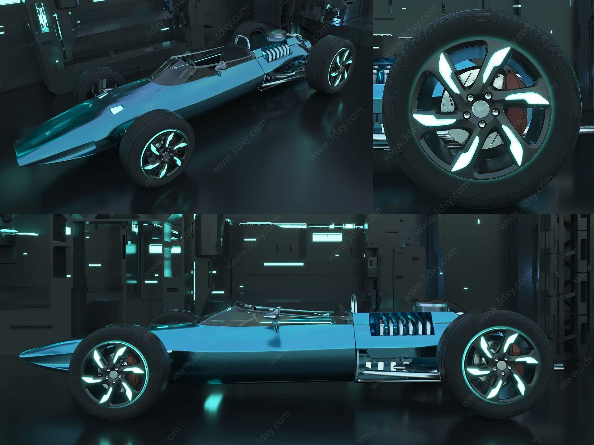 急速赛车3D模型