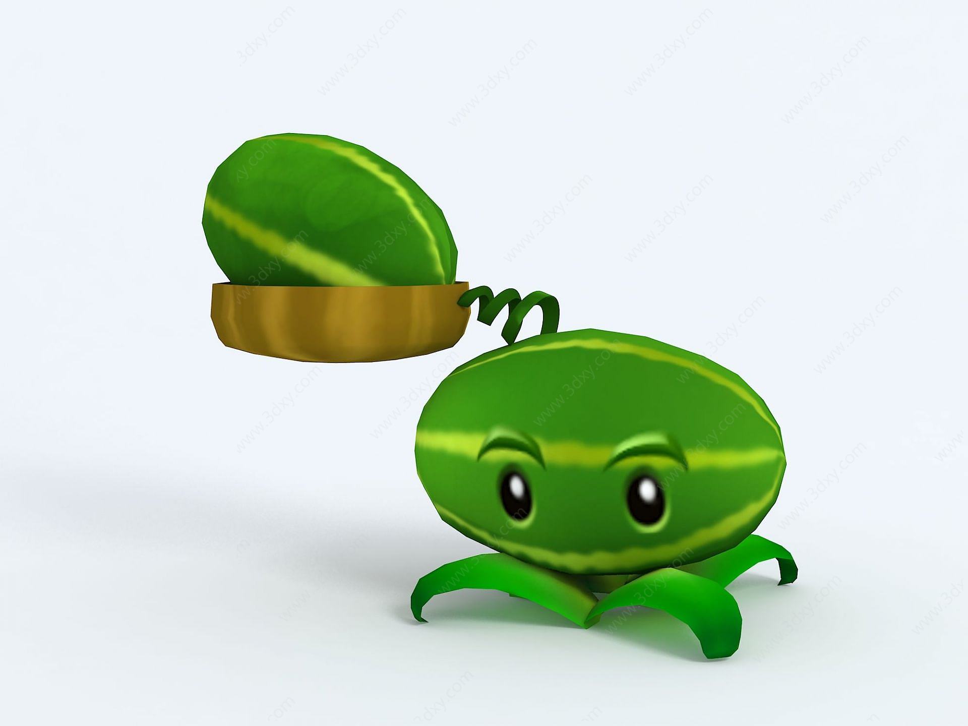 Melon-pult西瓜投掷机3D模型
