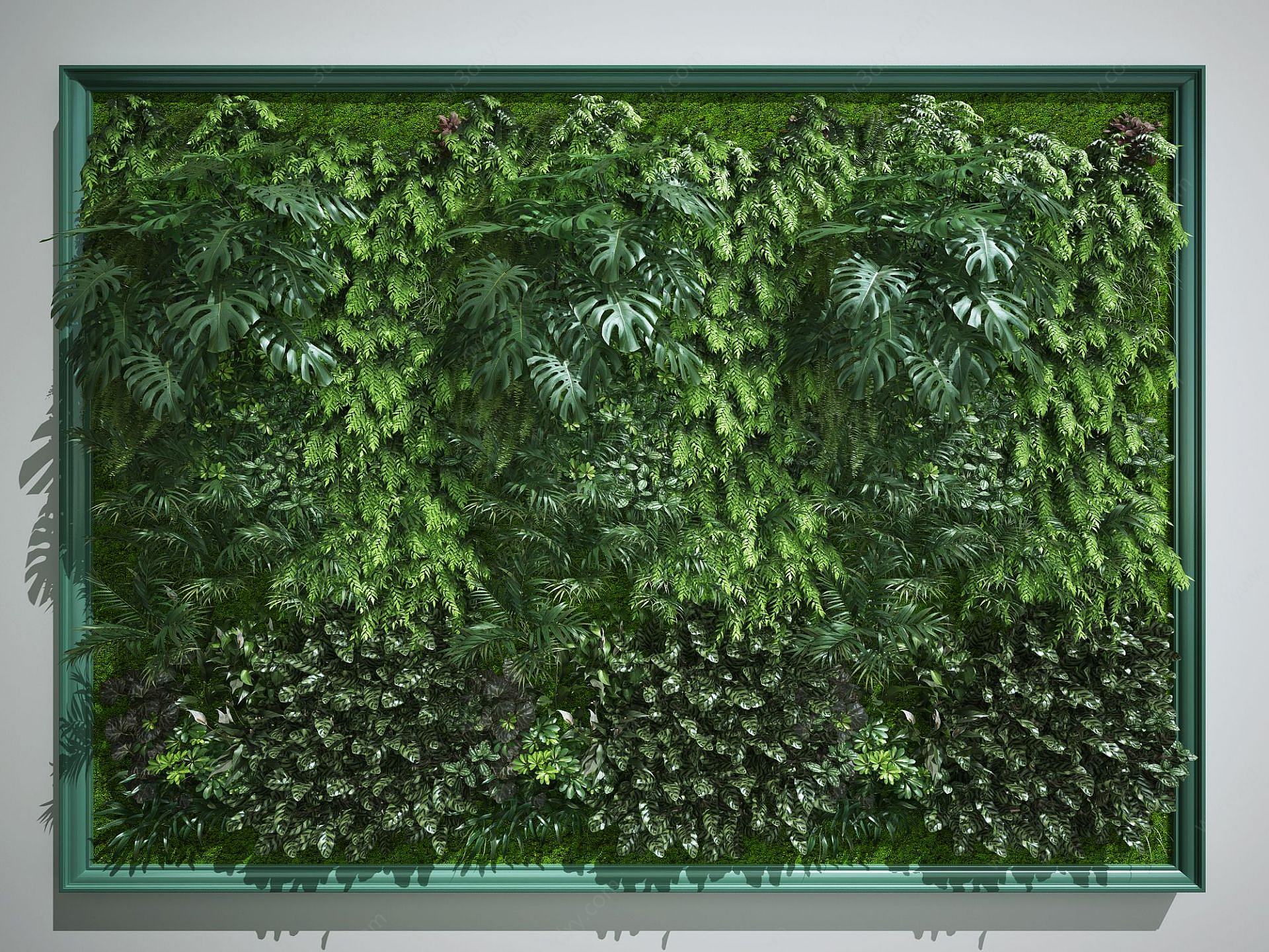 植物墙3D模型