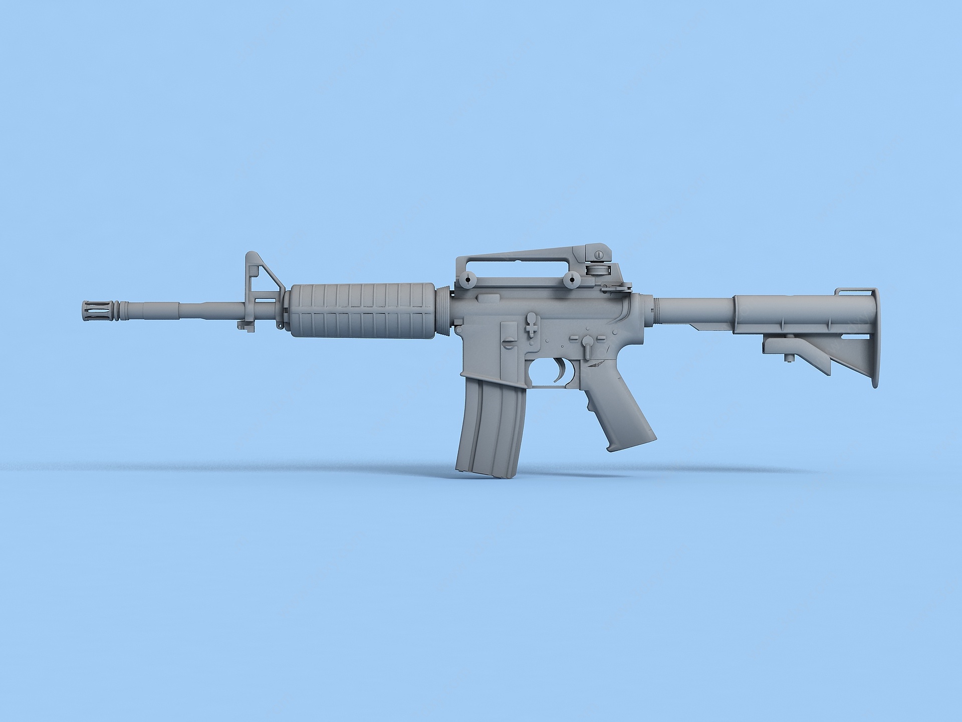 M4A1步枪3D模型