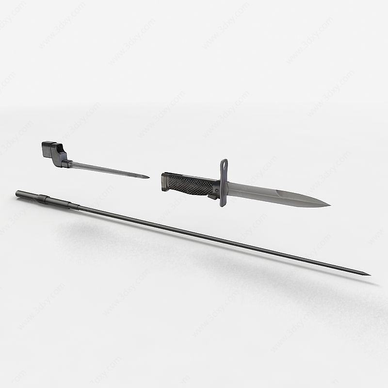 匕首3D模型