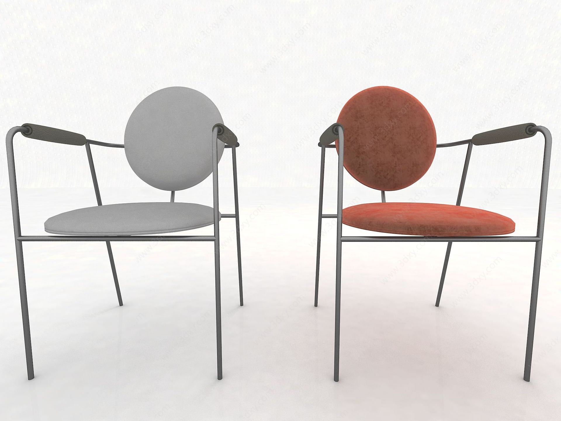 现代风格装饰椅3D模型