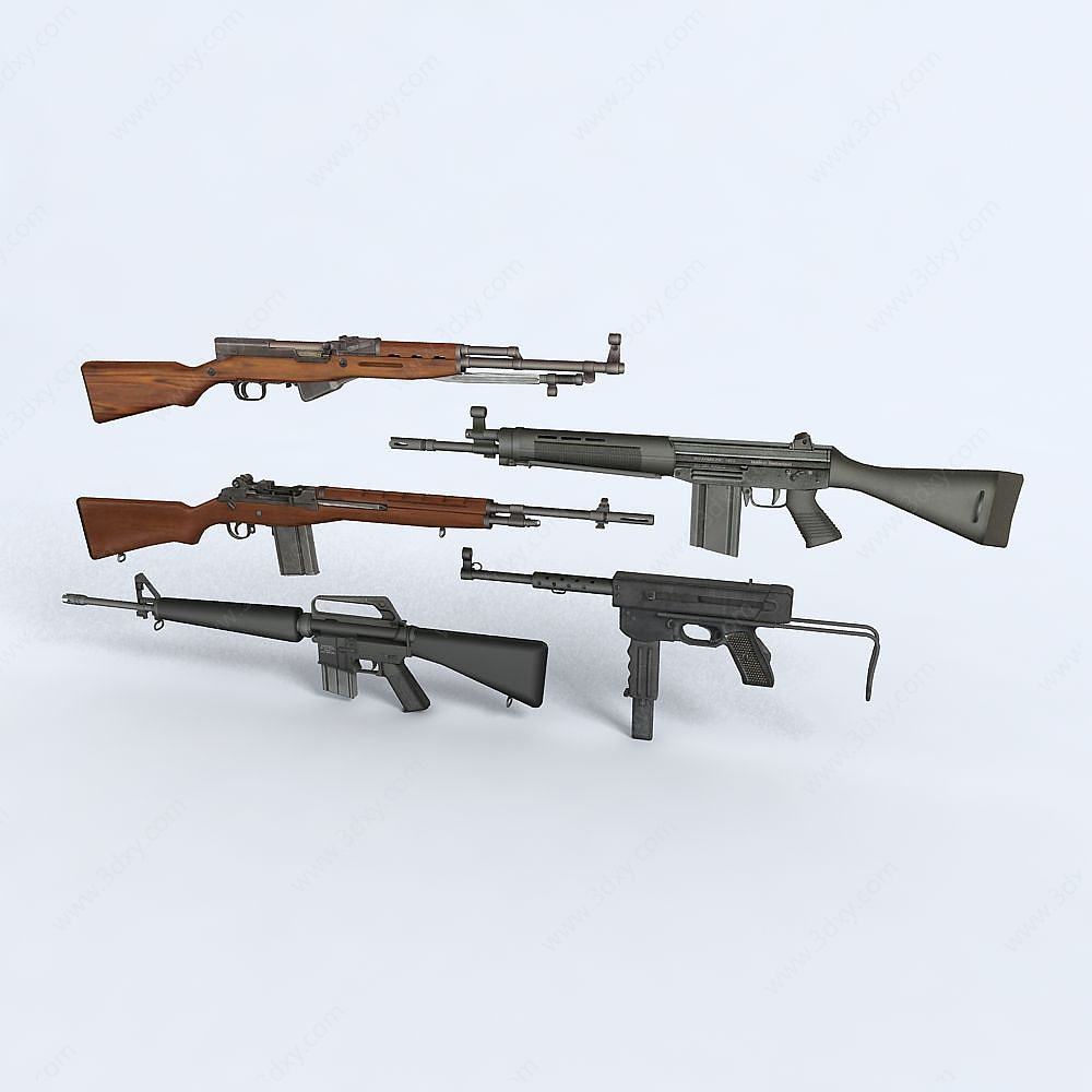 枪械3D模型