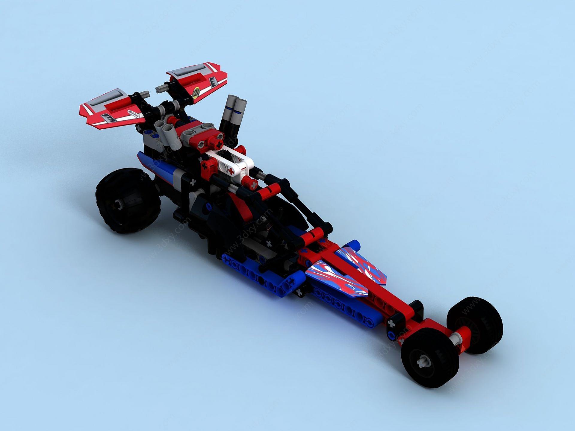四驱遥控赛车3D模型