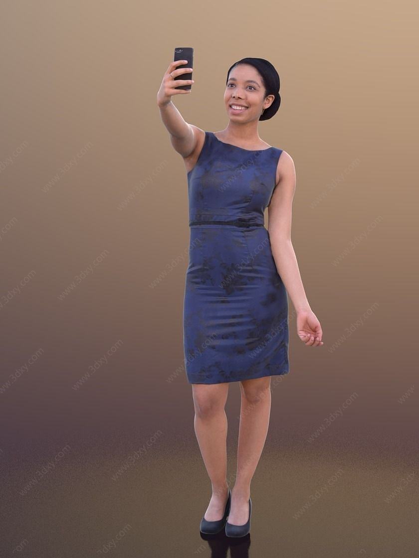 手机vr人物3D模型