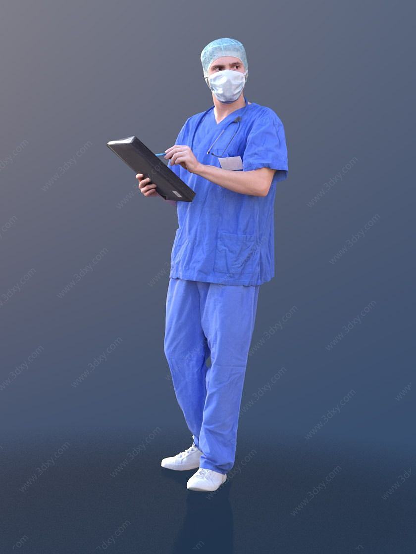 医务人员3D模型