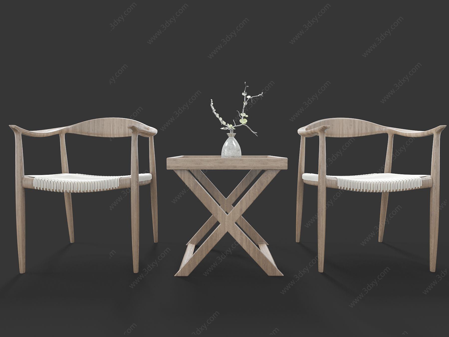 装饰餐椅3D模型