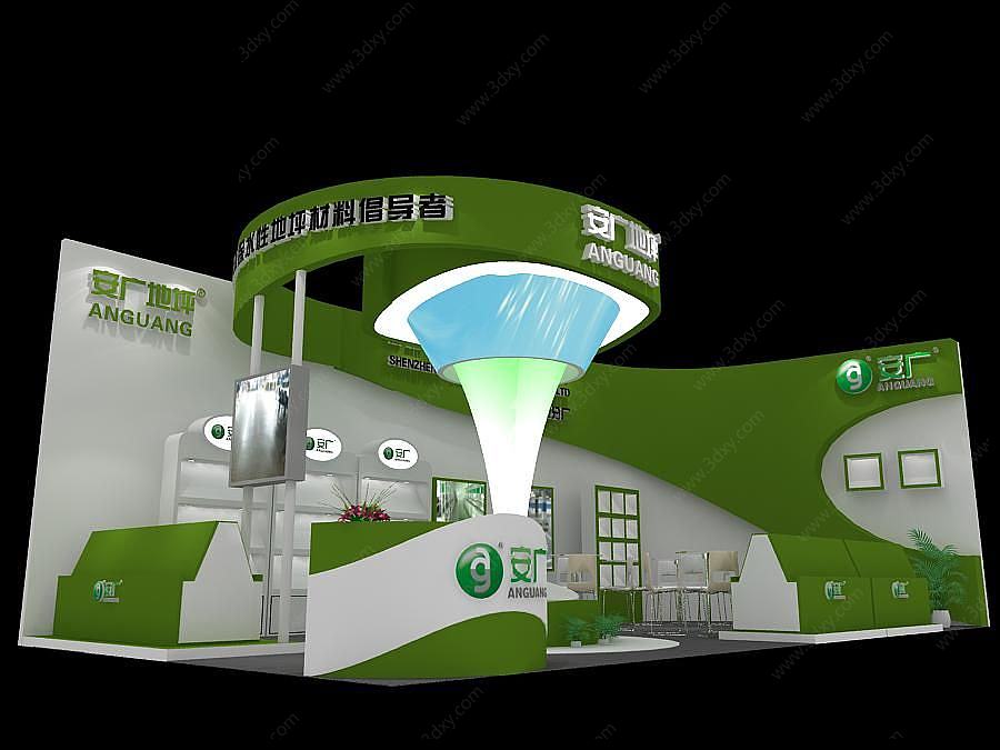 安广地坪展厅3D模型