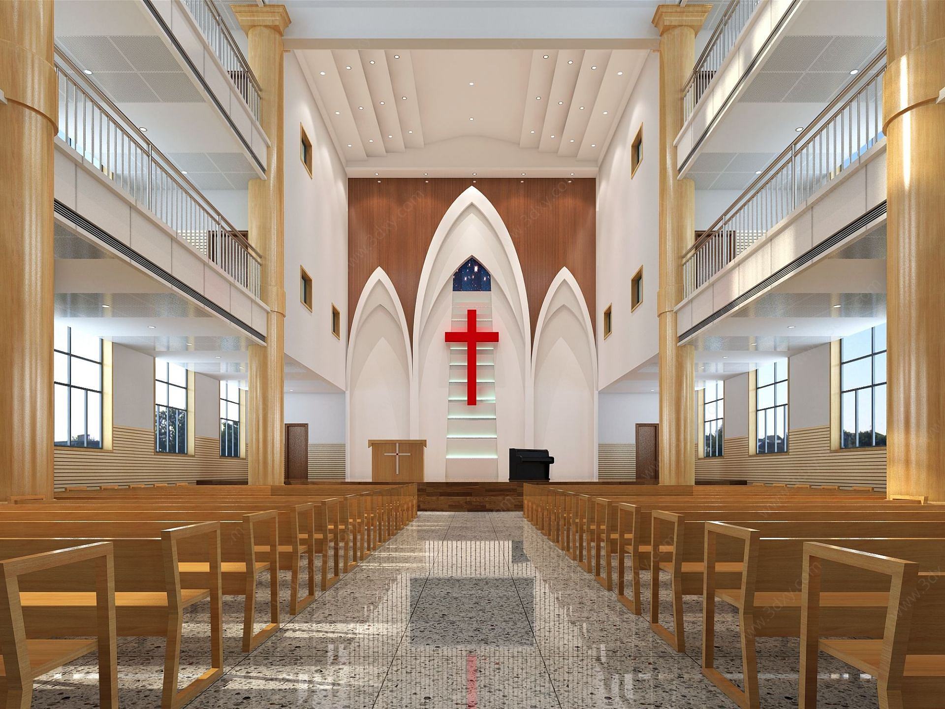 基督教堂3D模型