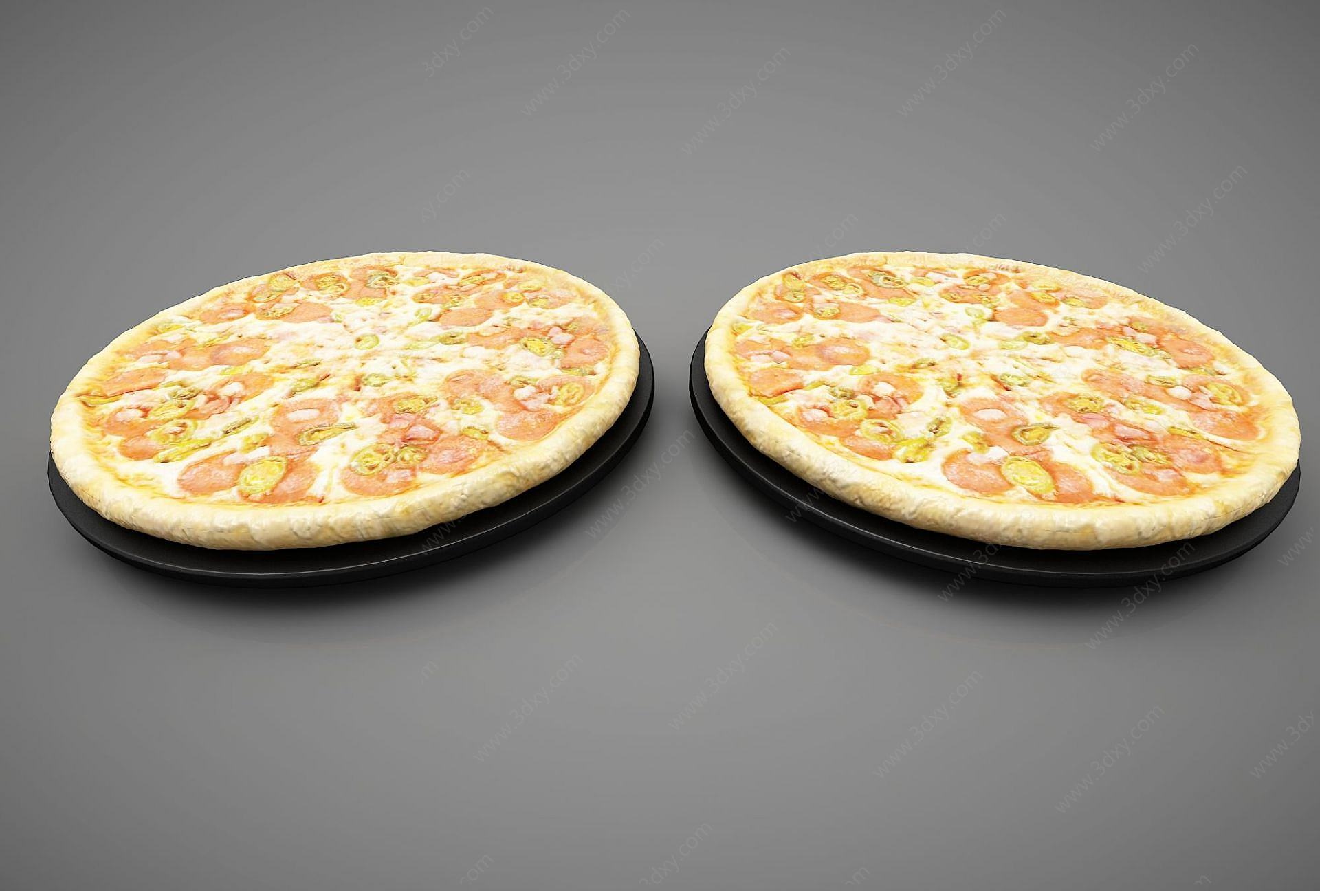 美味的披萨3D模型