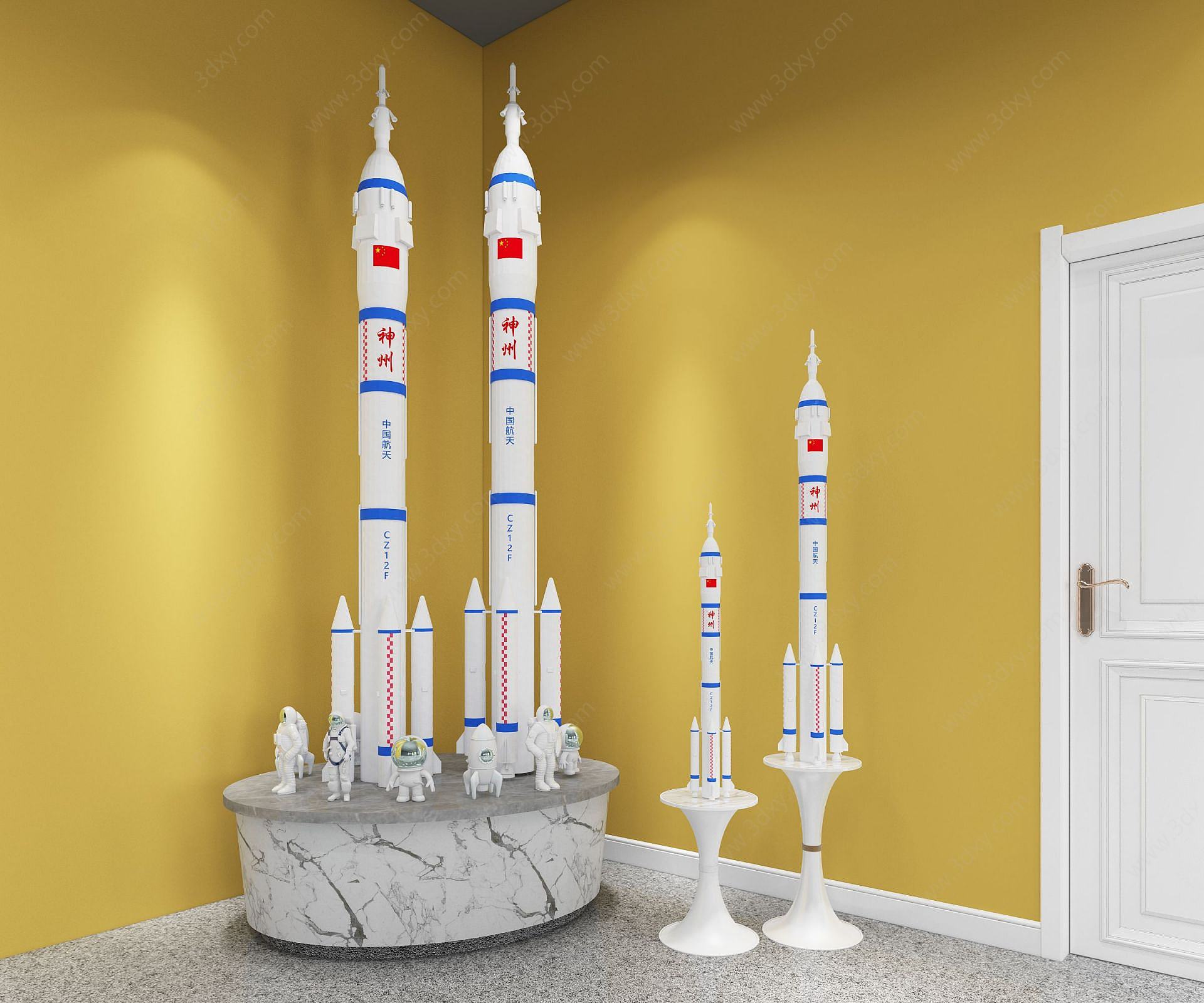 激光切割木制火箭拼装玩具3D模型图纸 Solidworks设计 STEP X_T等 – KerYi.net