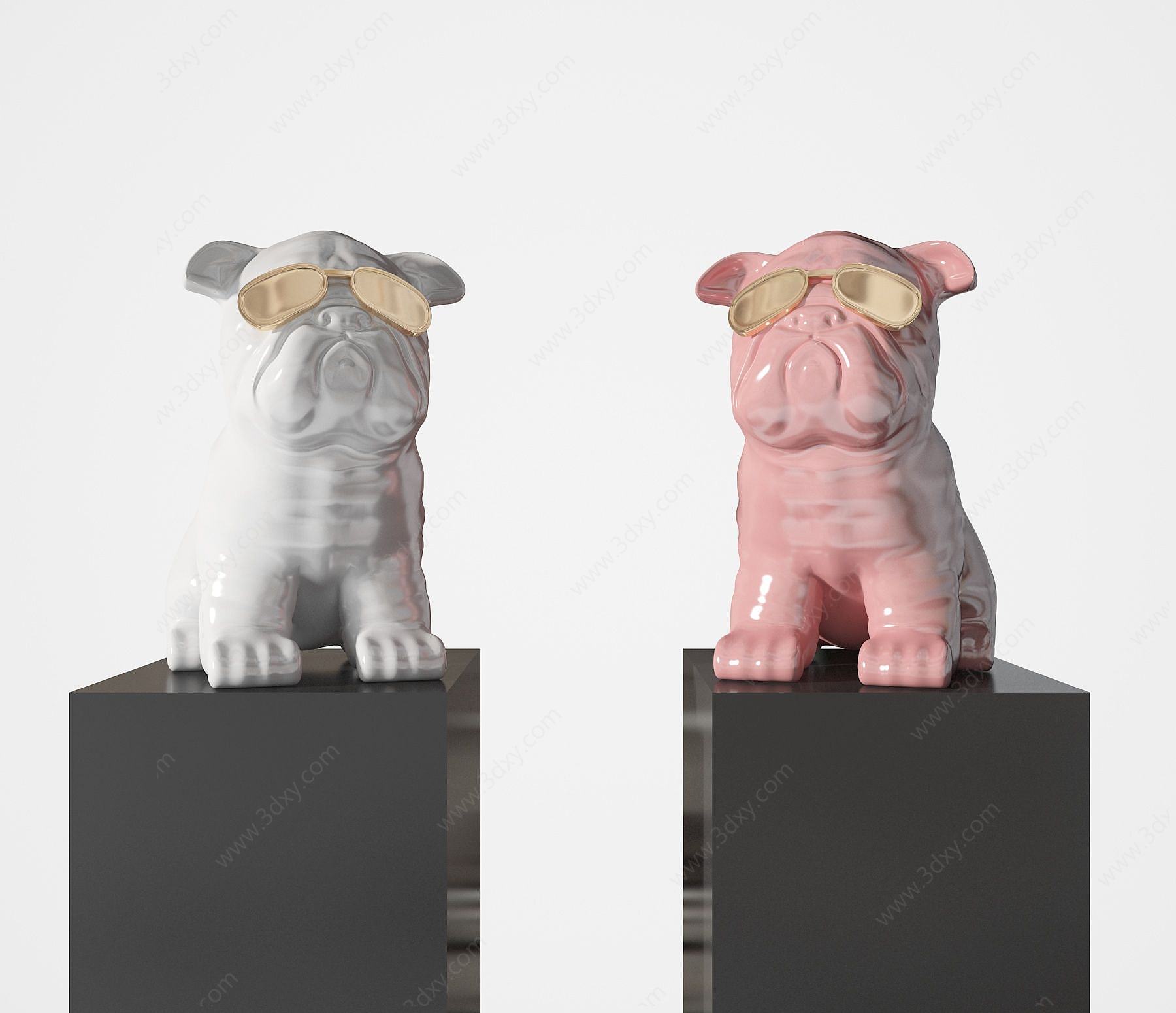 装饰小狗3D模型